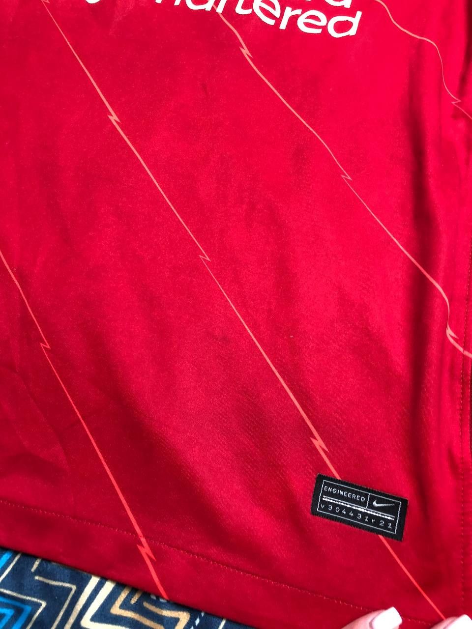 Nike T-Shirt Nike logo L.F.C. red Y2K Vintage Jerseys Size US S / EU 44-46 / 1 - 12 Thumbnail