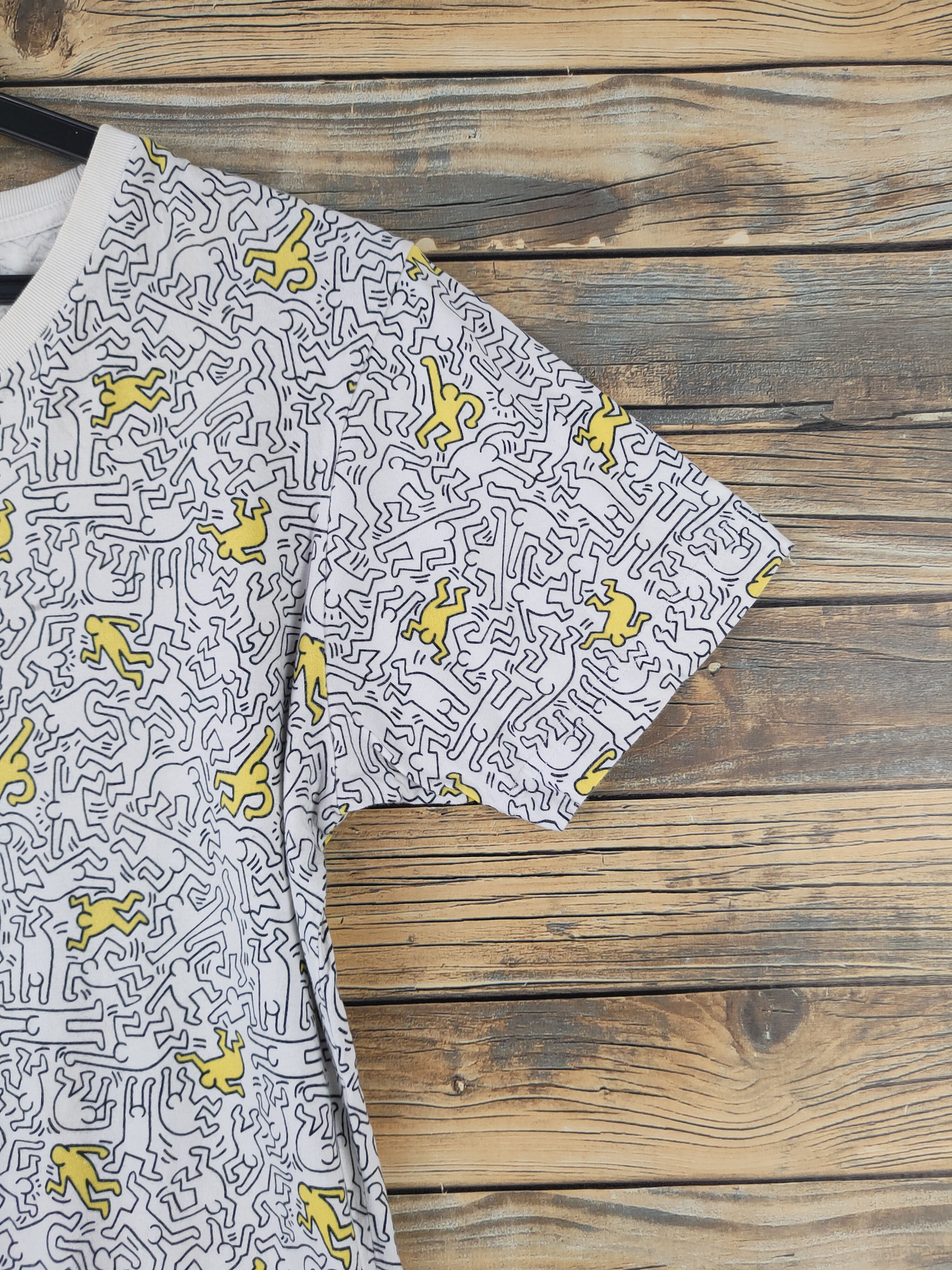 Keith Haring DL Uniqlo Keith Haring White Short Sleeve T-shirt #2053 Size US S / EU 44-46 / 1 - 6 Thumbnail