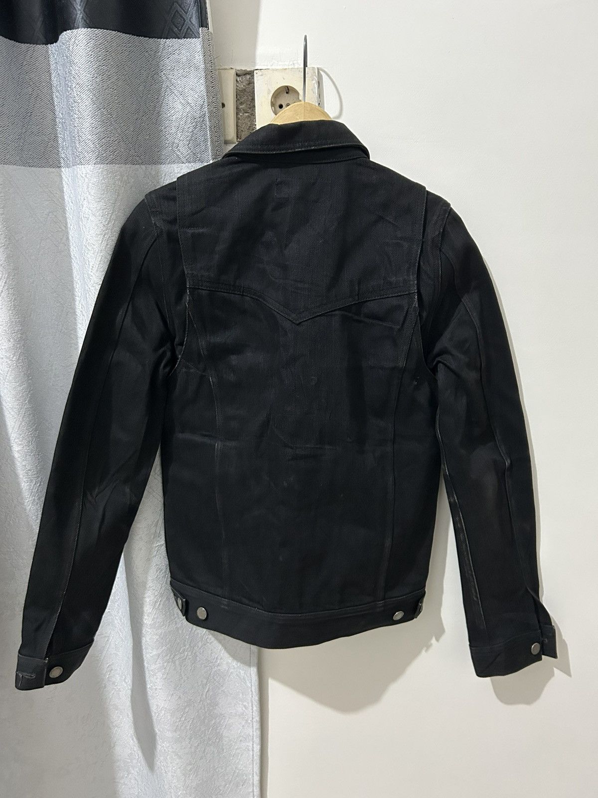 Japanese Brand × RUDE GALLERY RUDE GALLERY Japanese Black Denim Jacket Size US S / EU 44-46 / 1 - 2 Thumbnail