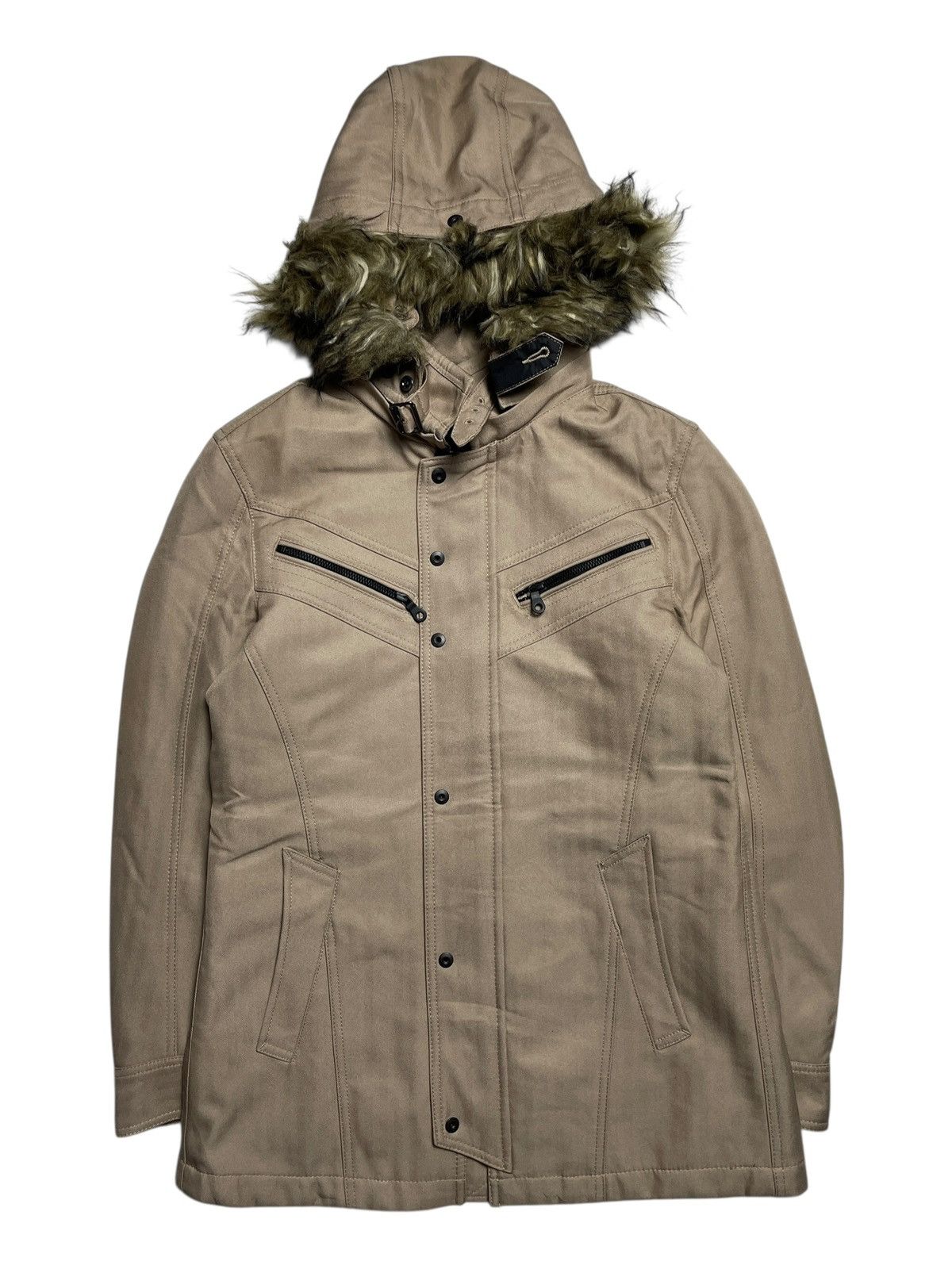 BUFFALO BOBS 2000’s Hideaways Nicole - Apocalypse Style Fur Parka Jacket Size US M / EU 48-50 / 2 - 1 Thumbnail