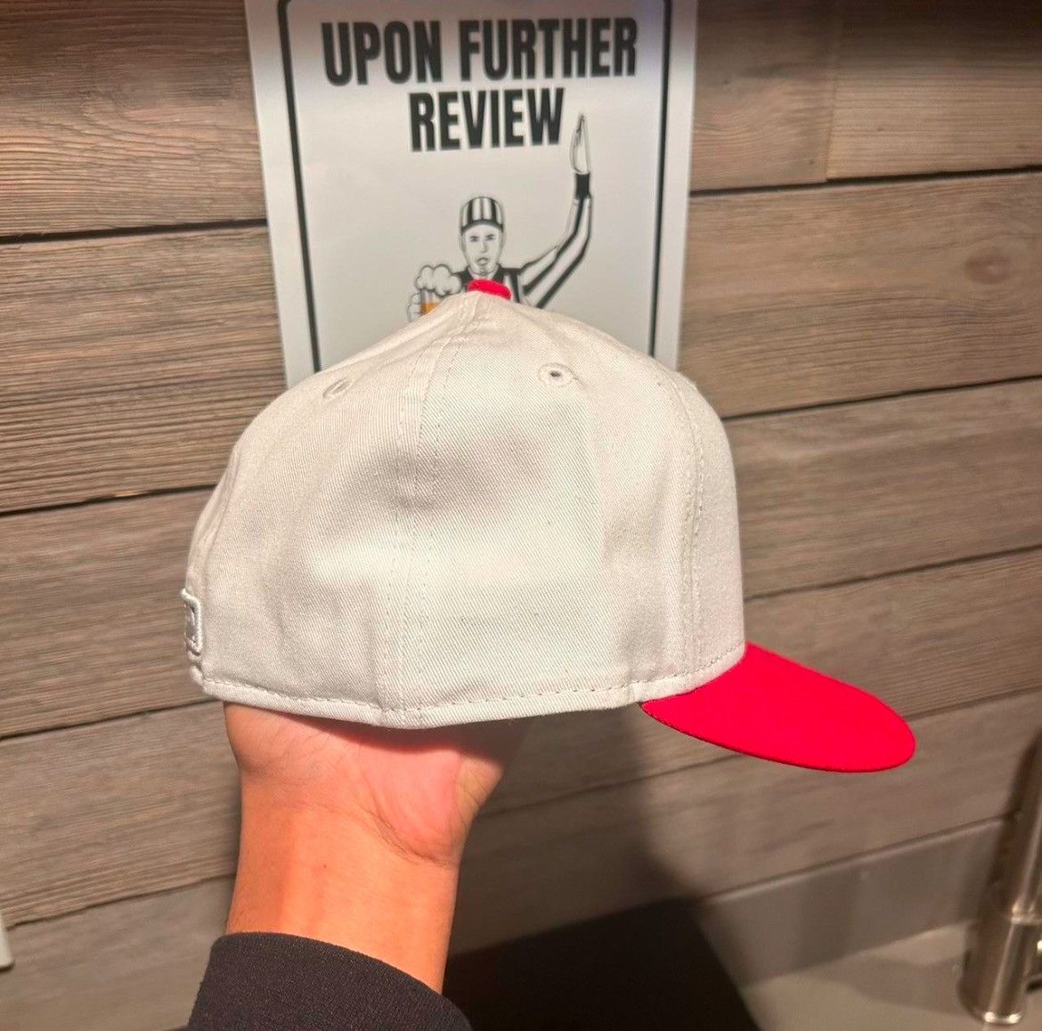 MLB × New Era Red and White New York Yankees fitted Cap Size 7 Size ONE SIZE - 4 Thumbnail