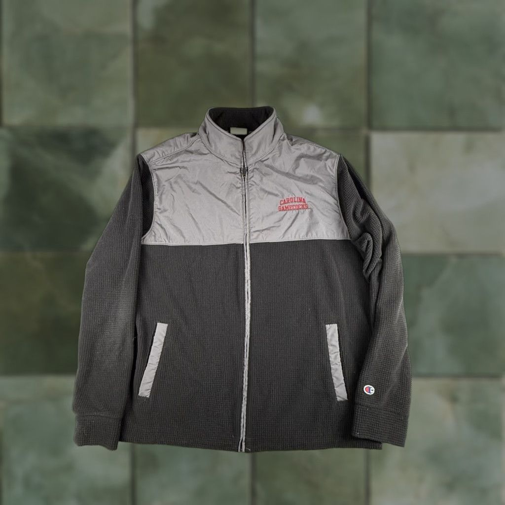 Vintage South Carolina Gamecocks Mens Full Zip Fleece Jacket Size Large Gray Size US L / EU 52-54 / 3 - 1 Thumbnail