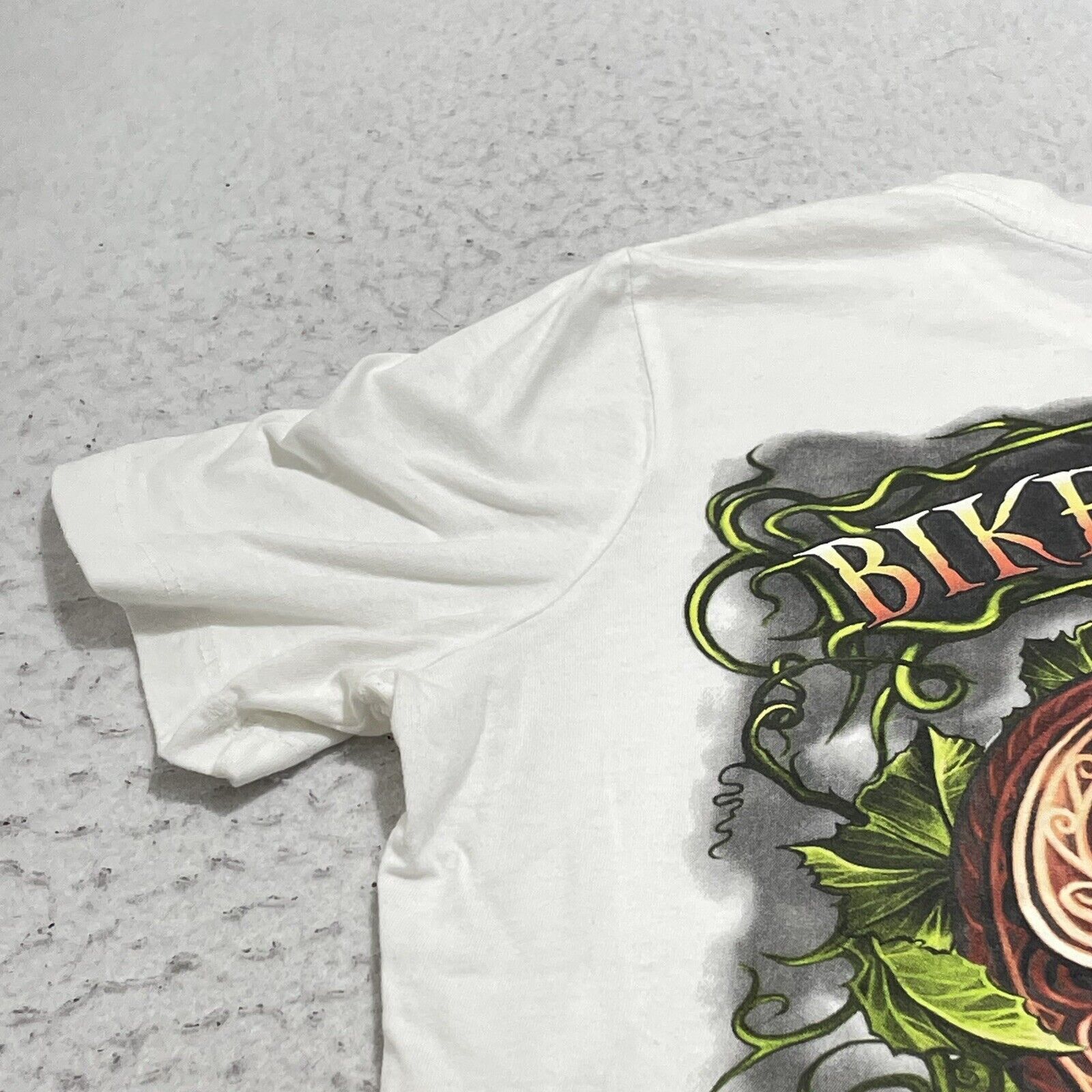 Vintage Hot Leathers 2016 Daytona Beach Biketober Fest T-Shirt Size L / US 10 / IT 46 - 5 Thumbnail