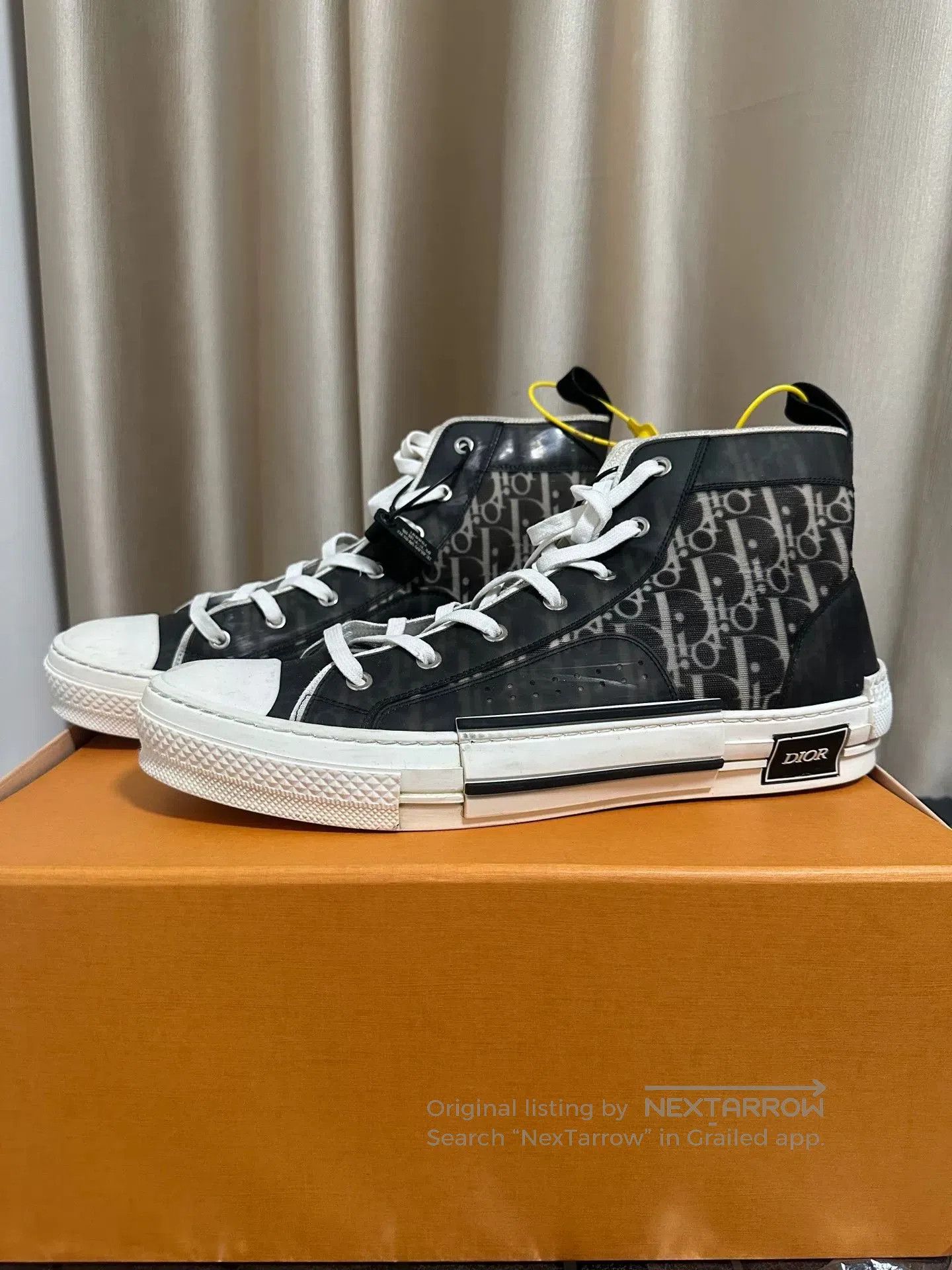 Dior Dior B23 Black and White High. Size US 12 / EU 45 - 1 Thumbnail