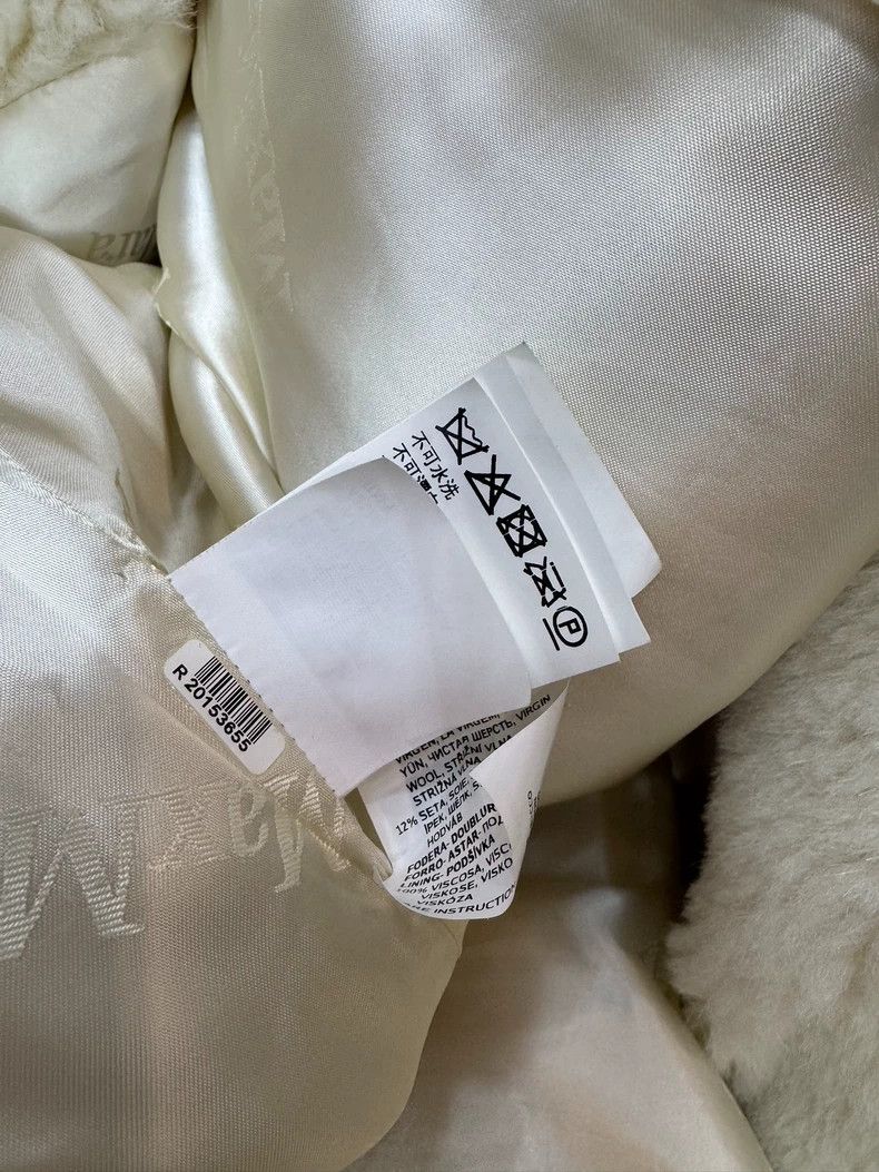 Max Mara Max Mara Teddy Bear White Coat Size S / US 4 / IT 40 - 6 Thumbnail