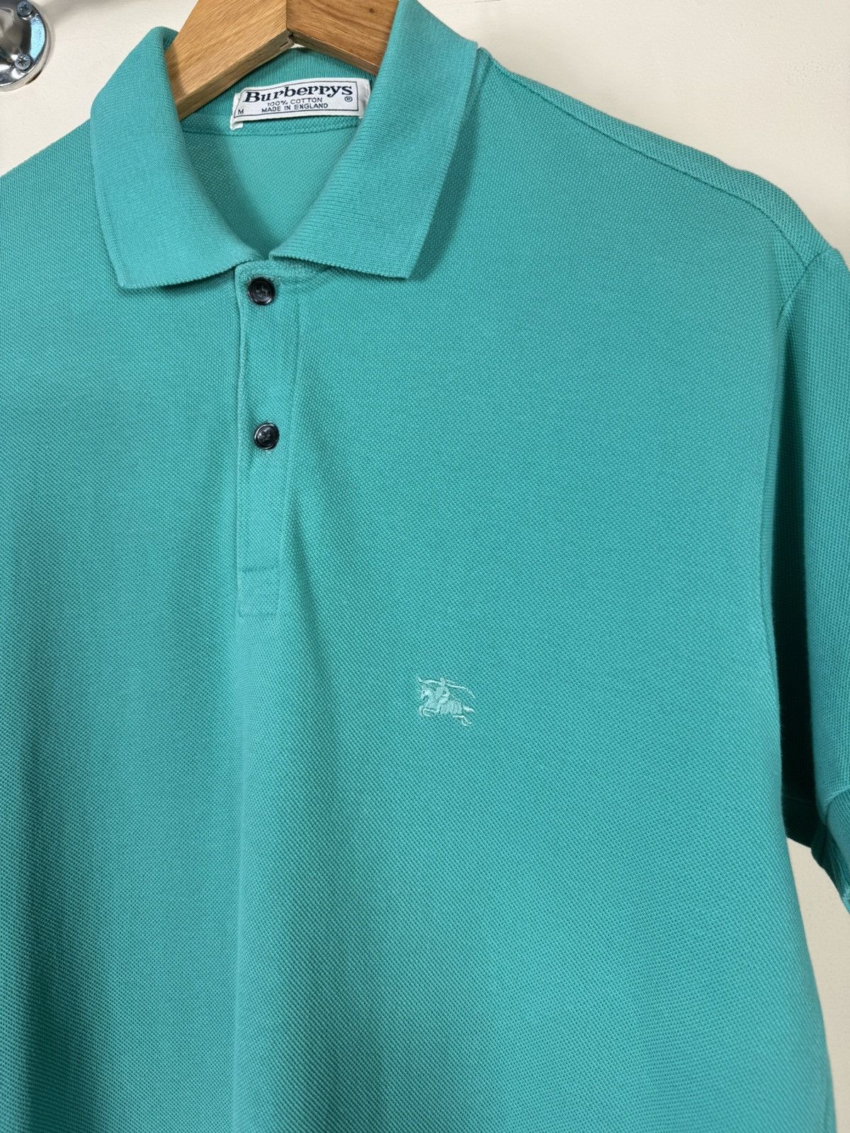 Burberry × Designer × Vintage Burberry’s London logo classic polo t shirt Size US M / EU 48-50 / 2 - 2 Thumbnail