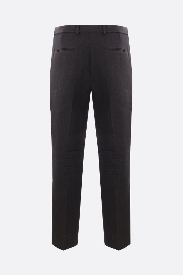Gucci o1loc1c0226 801192 Wool Pants With Crease Detail in Black Size US 36 / EU 52 - 2 Thumbnail