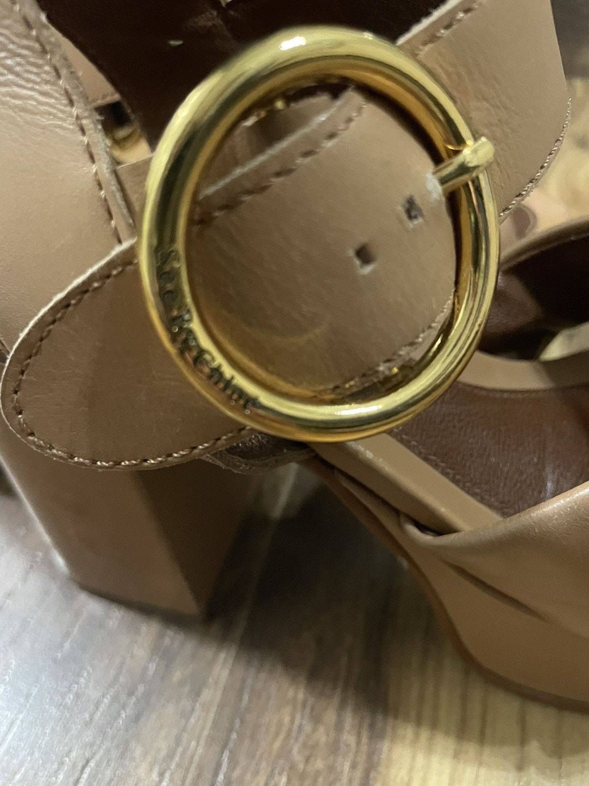 See by Chloe See By Chloe Lyna leather platform sandals Size US 8.5 / IT 38.5 - 6 Thumbnail