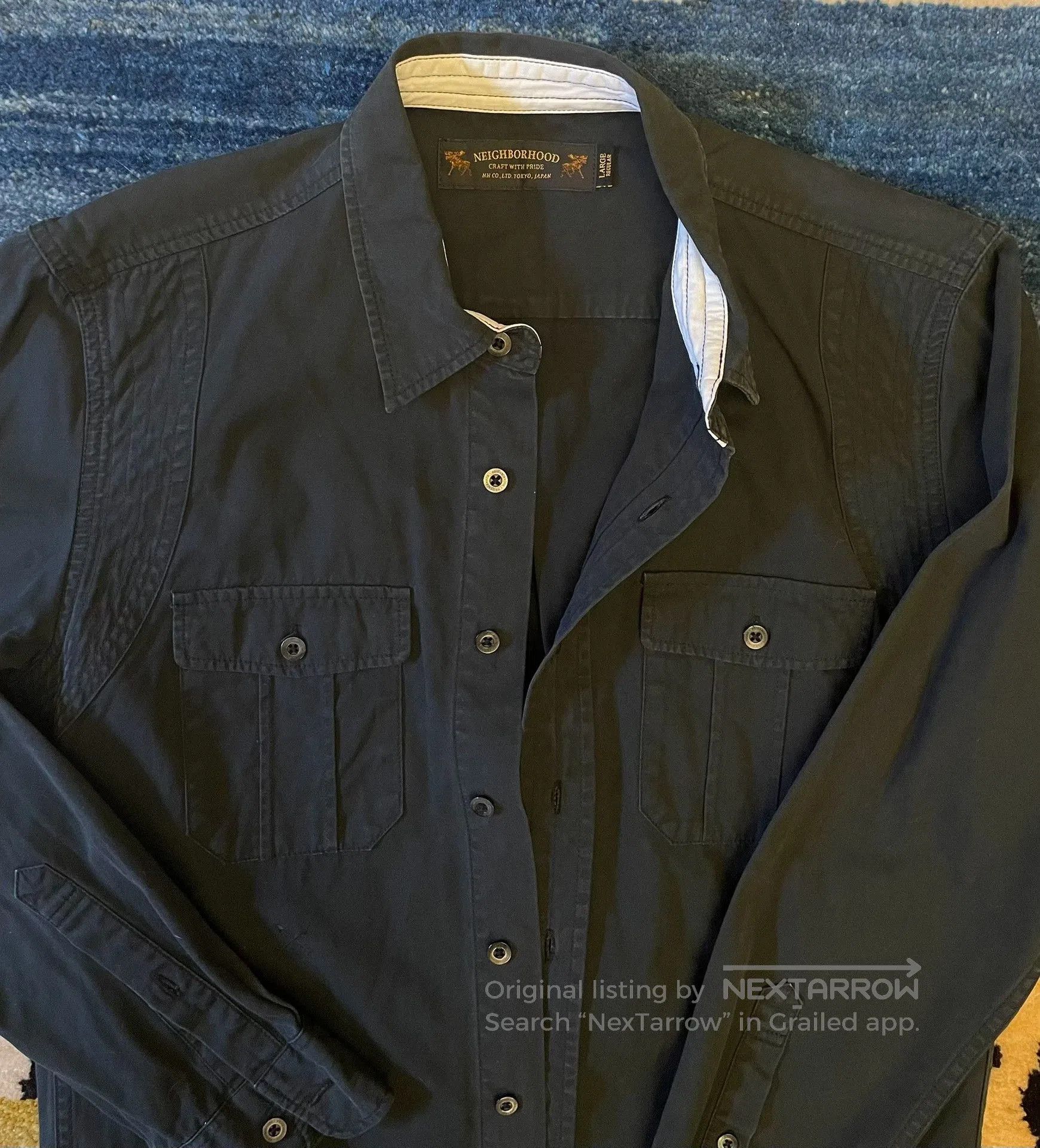 Neighborhood Neighborhood Black Classic Shirt Jacket. Size US L / EU 52-54 / 3 - 2 Thumbnail