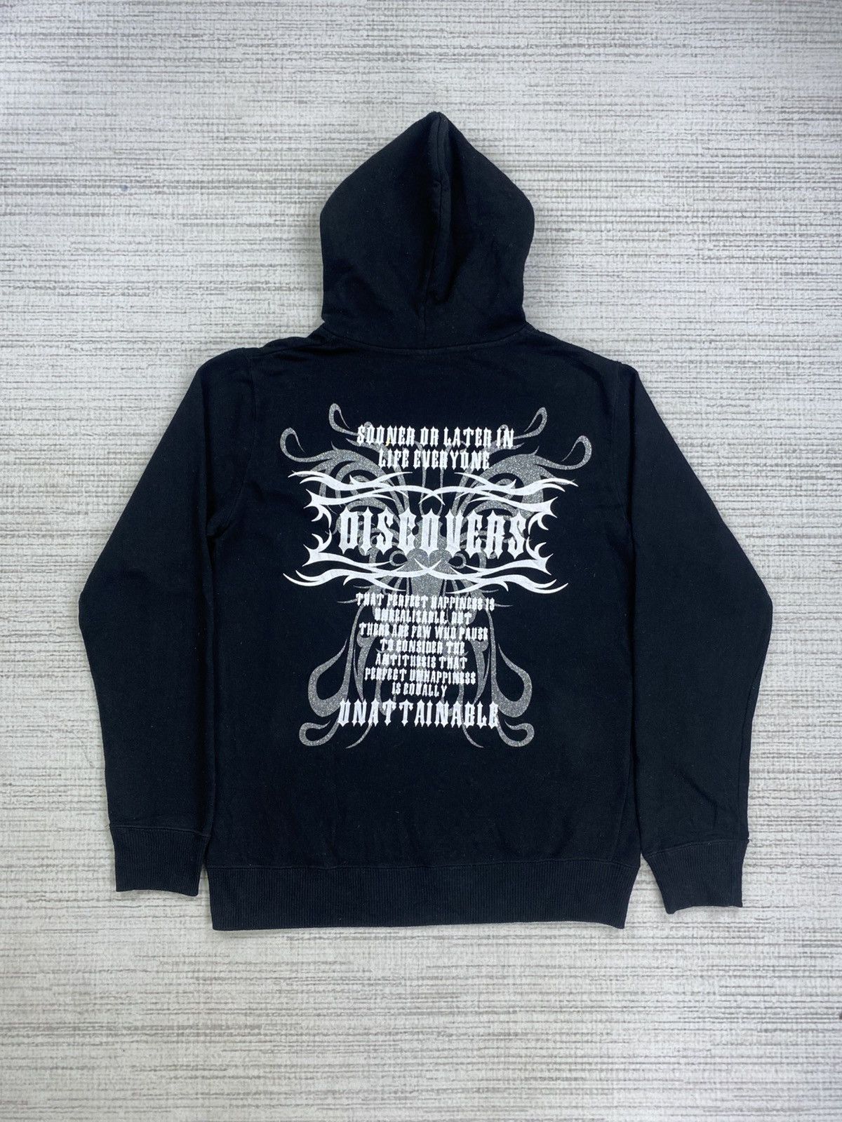 Japanese Brand × Vintage Vintage Rude Garret Poem Hoodie Jacket Size US M / EU 48-50 / 2 - 1 Thumbnail