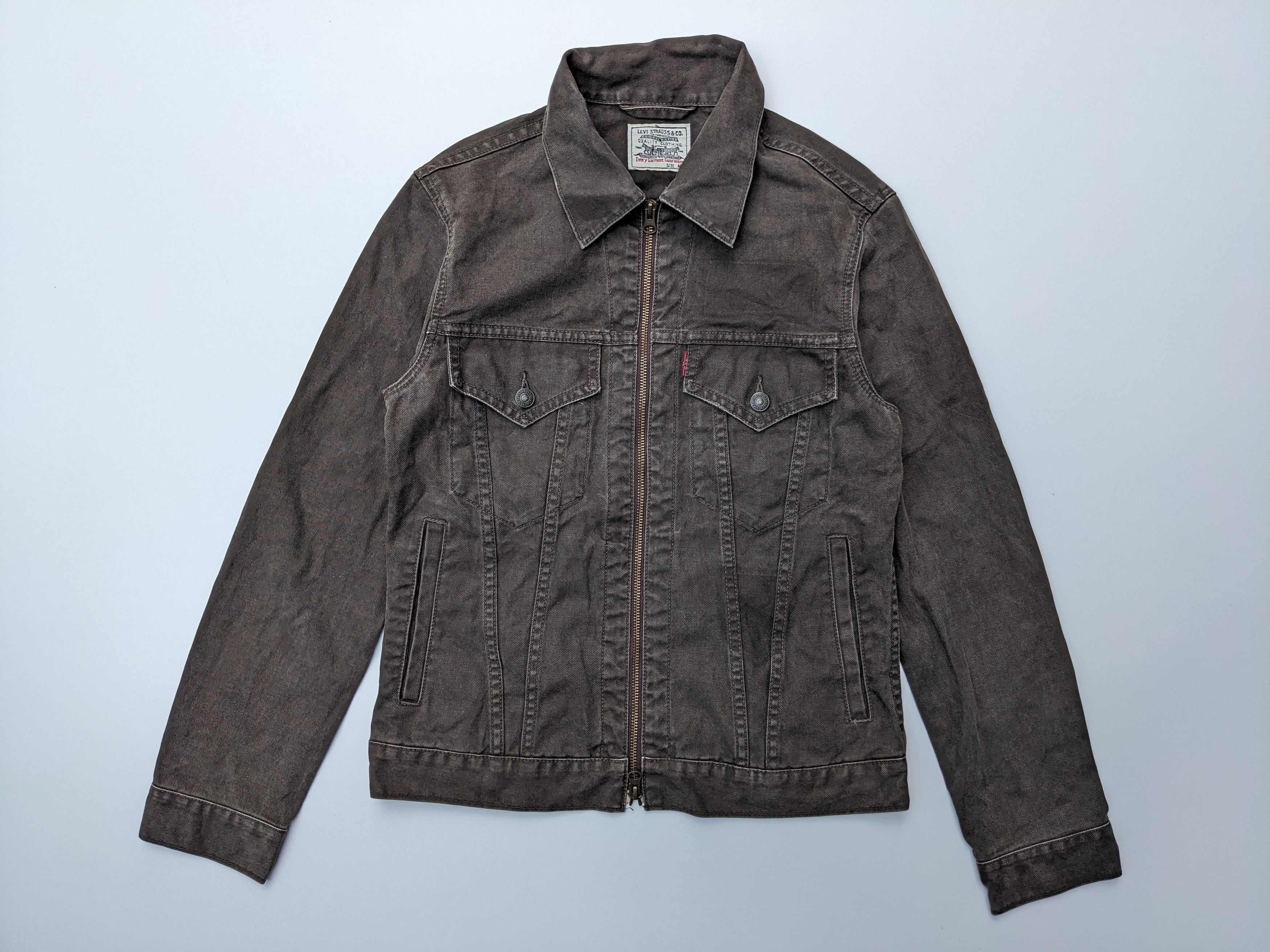 【stussy×Levis】JACQUARD TRUCKER JACKET Stussy x Levi's Dyed Jacquard Jacket Black Men's - FW23 - US