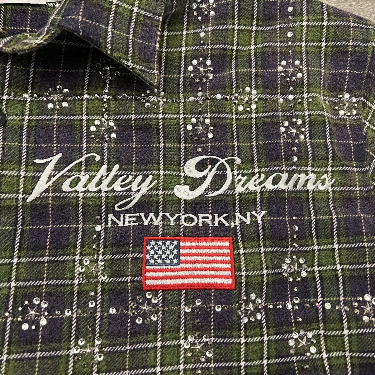 Vale Vale Forever Valley Dreams Rhinestone Flannel Size US L / EU 52-54 / 3 - 5 Thumbnail