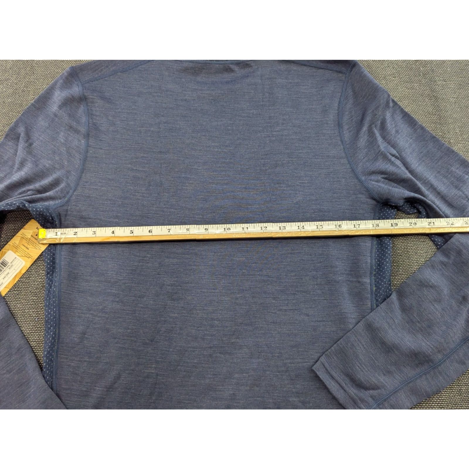 Vintage BULA Base Layer Shirt Womens Large Blue Wool Blend Outdoor Ski Hiking Thermal Shirt Size L / US 10 / IT 46 - 6 Thumbnail