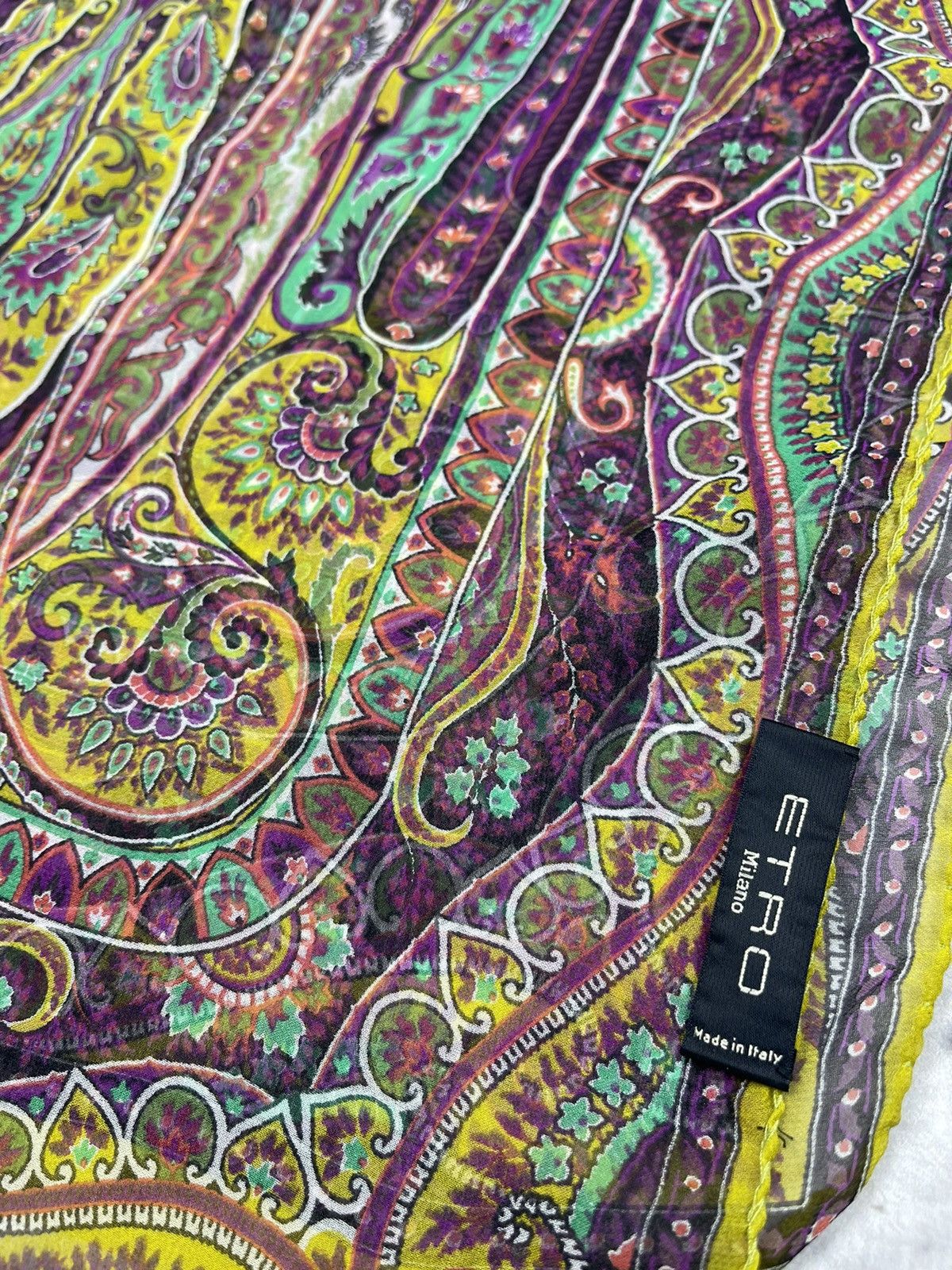 Etro × Vintage Vintage scarf Etro wmns Size ONE SIZE - 4 Thumbnail