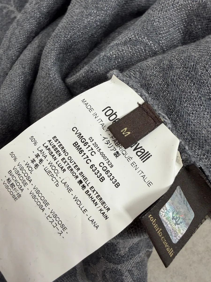 Roberto Cavalli AW2015 Roberto Cavalli Spiritual Grey Turtleneck Size US M / EU 48-50 / 2 - 7 Thumbnail