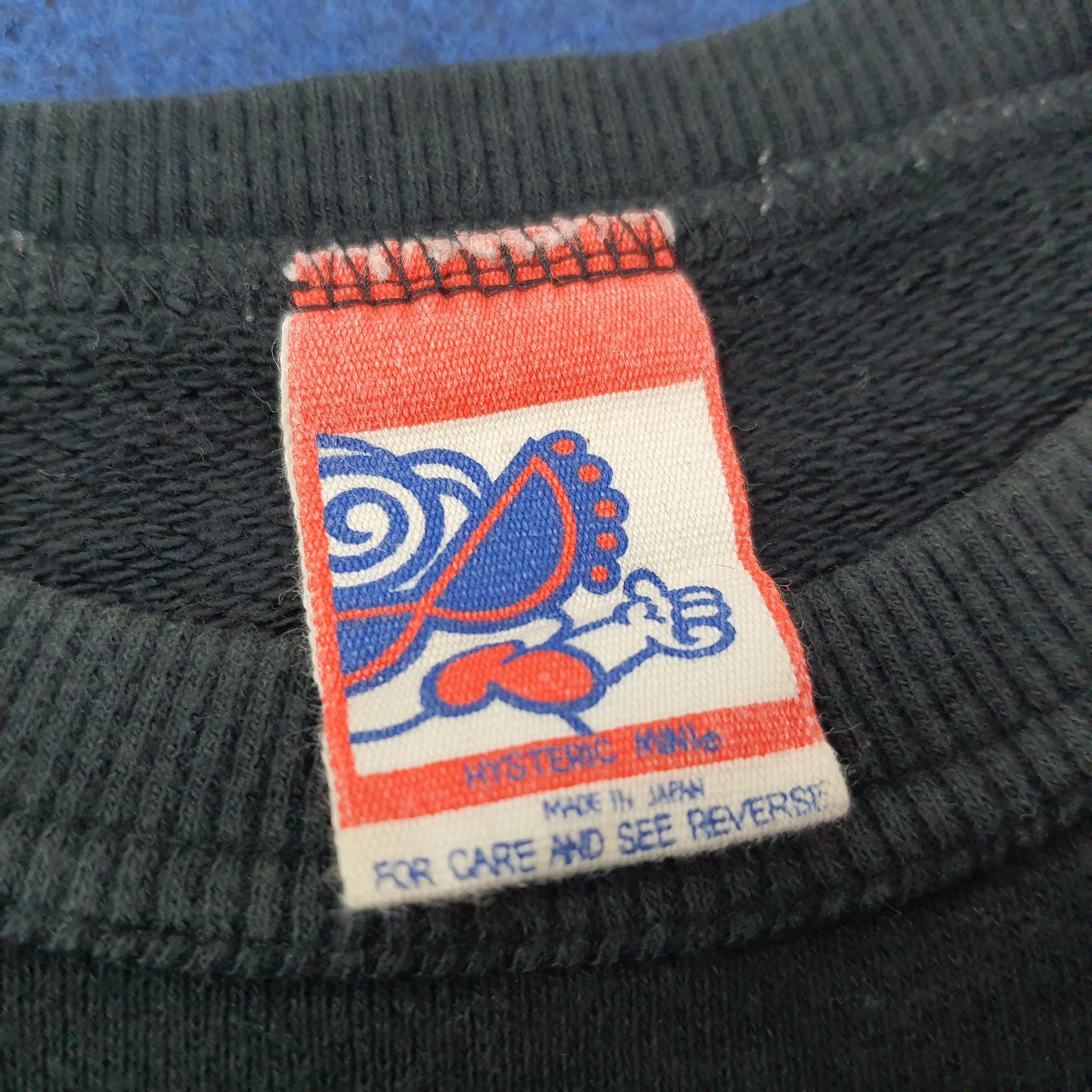 Hysteric Glamour Vintage Hysteric Mini Japan Brand Sweatshirt C259N11 Size US XXS / EU 40 - 3 Thumbnail