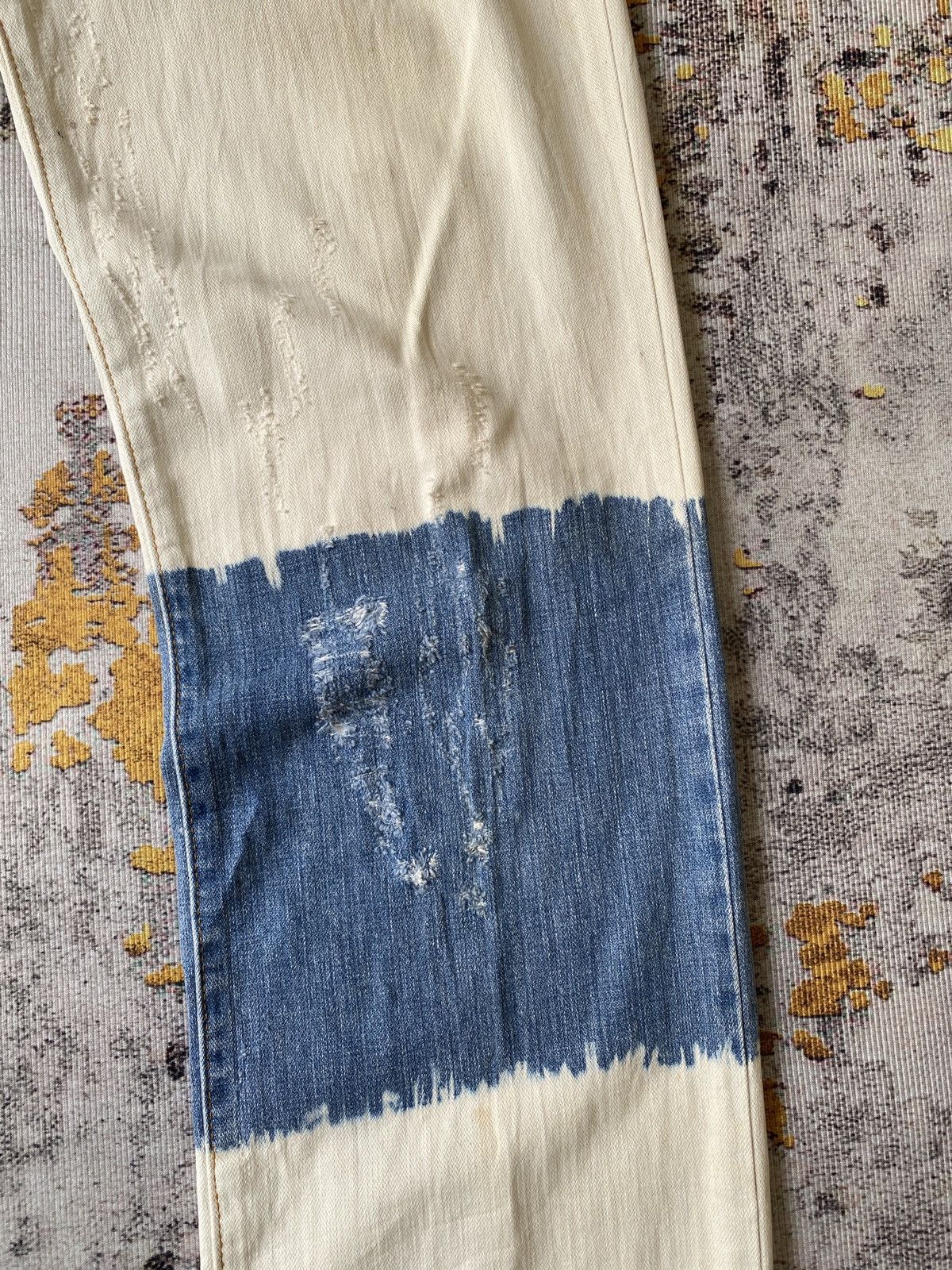 Dolce & Gabbana Dolce & Gabbana Rusty Distressed Bleached Denim Size US 33 - 7 Thumbnail