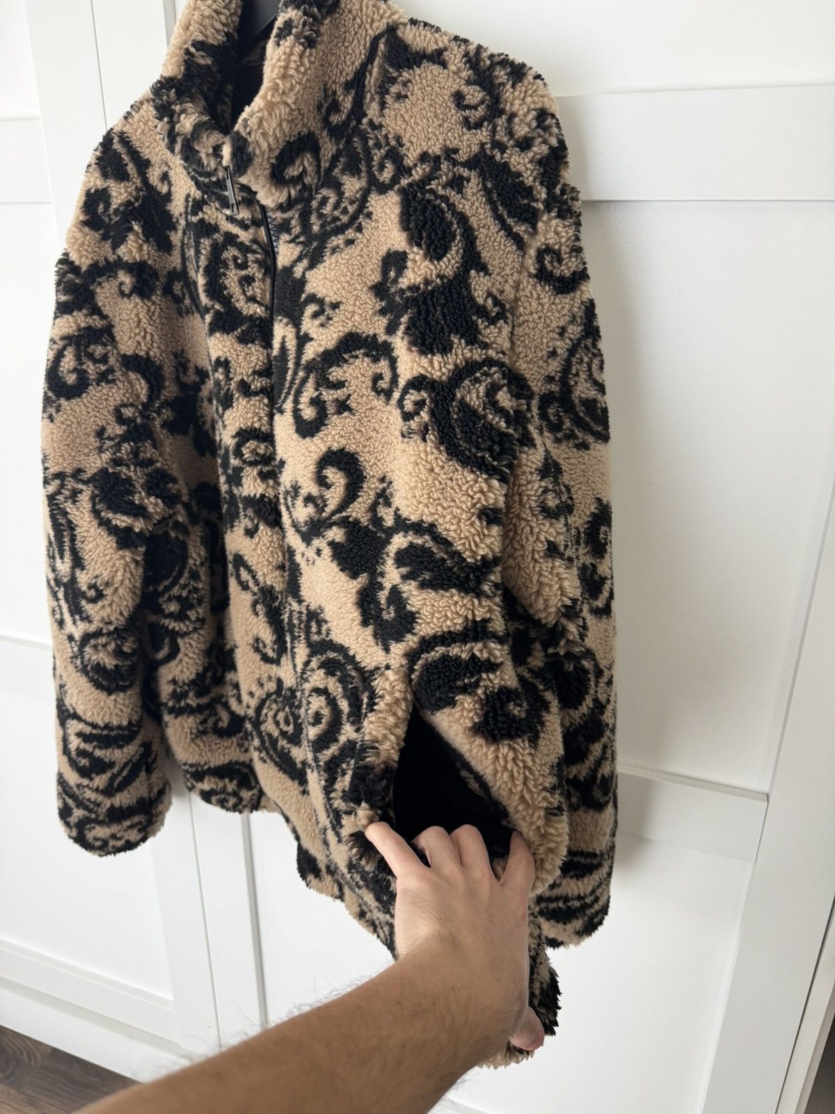 Versace Jeans Couture Versace Jeans Couture Jacquard Tapestry Tech Teddy Jacket Size US XL / EU 56 / 4 - 6 Thumbnail