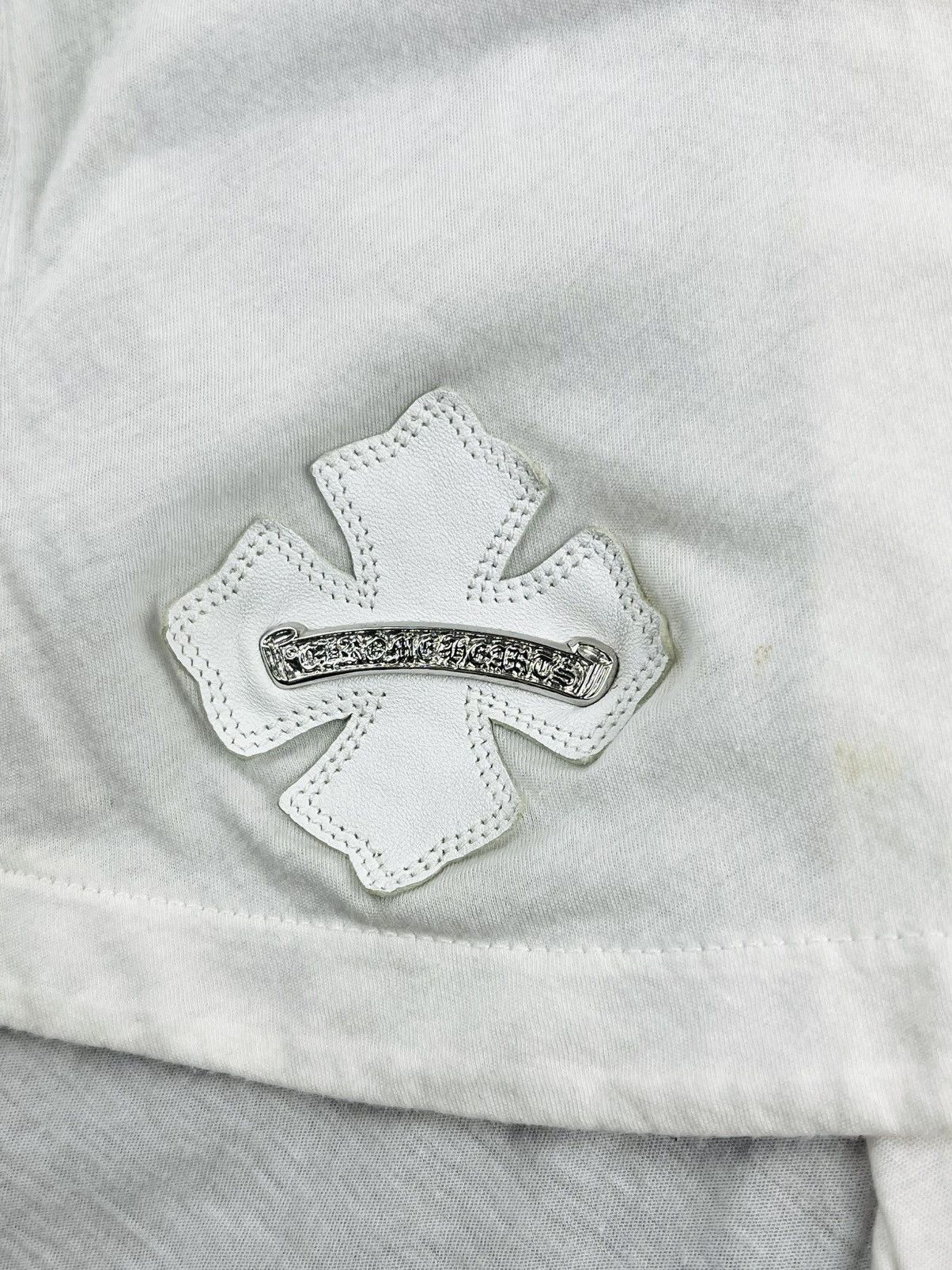Chrome Hearts Chrome Hearts Silver Leather Plus Patch Womens Tshirt Dress Size M / US 6-8 / IT 42-44 - 6 Thumbnail