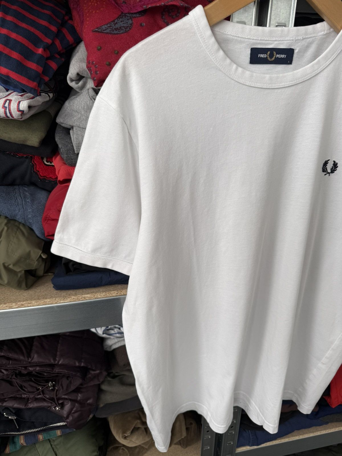 Fred Perry Vintage Fred Perry T-Shirt White Casual Tee Streetwear Hype Size US L / EU 52-54 / 3 - 6 Thumbnail