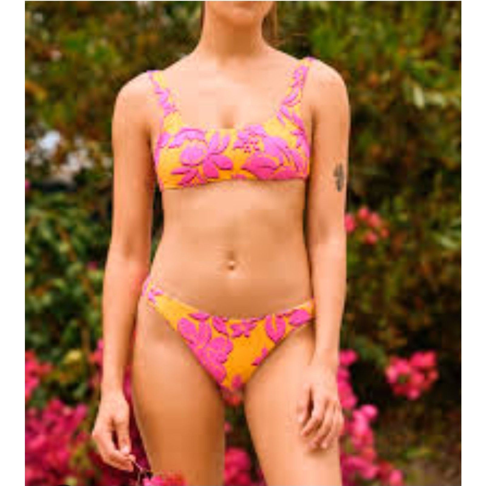 Other Roxy Women's Printed Beach island time Reversible Bikini Size L / US 10 / IT 46 - 5 Thumbnail