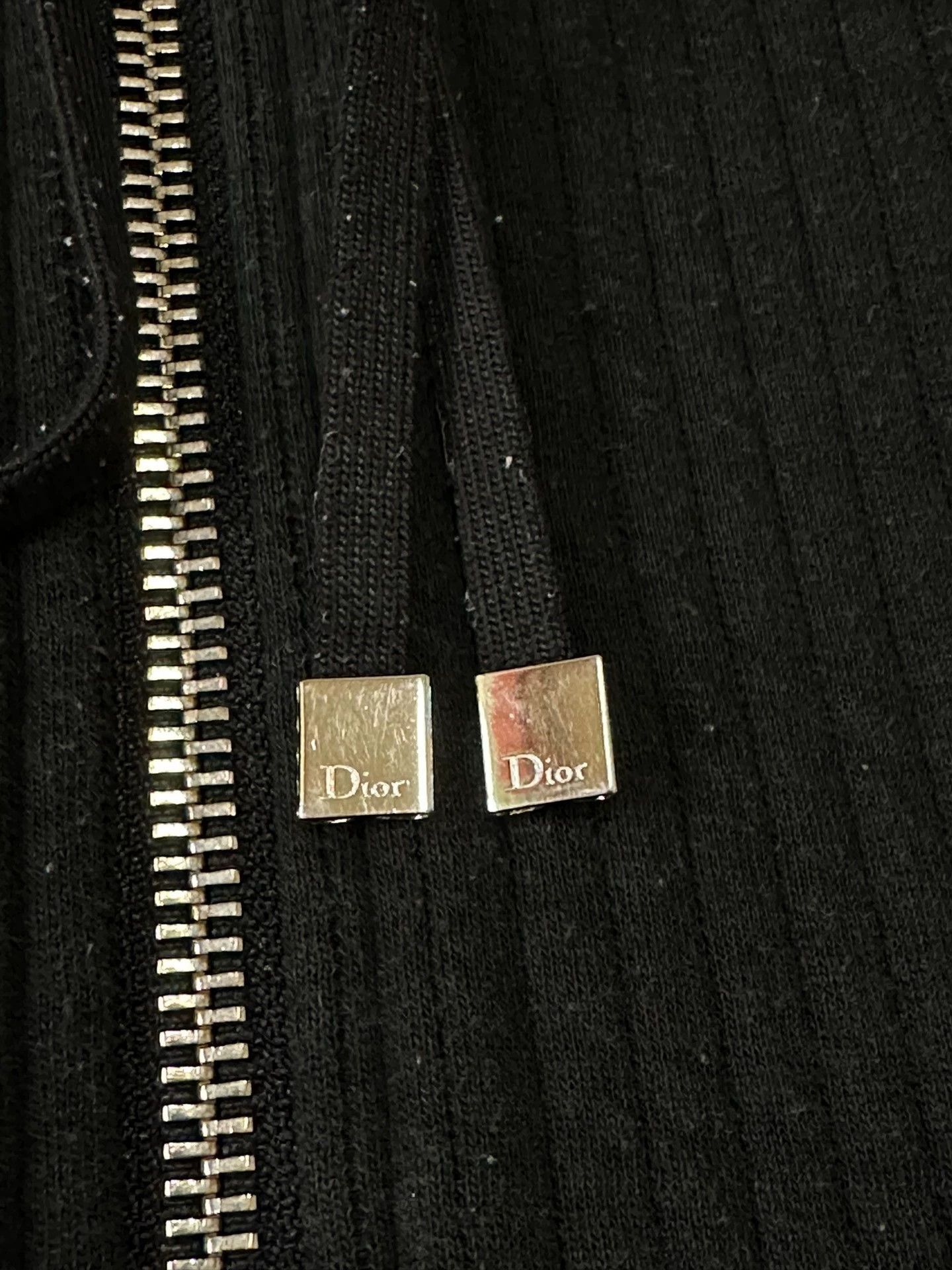 Dior dior black zip wool hoodie jacket Size US L / EU 52-54 / 3 - 4 Thumbnail
