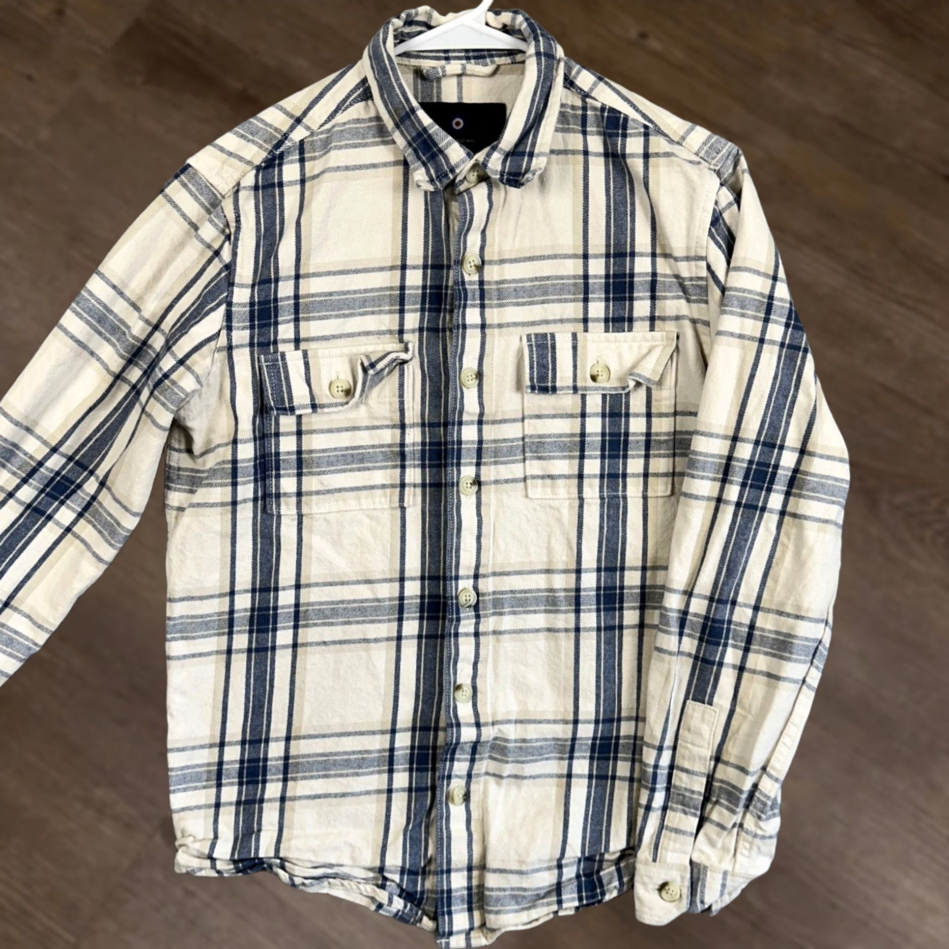 Ben Sherman Ben Sherman Flannel Shirt Mens Small Plaid Blue Flap Pocket Button-Up Size US S / EU 44-46 / 1 - 1 Thumbnail