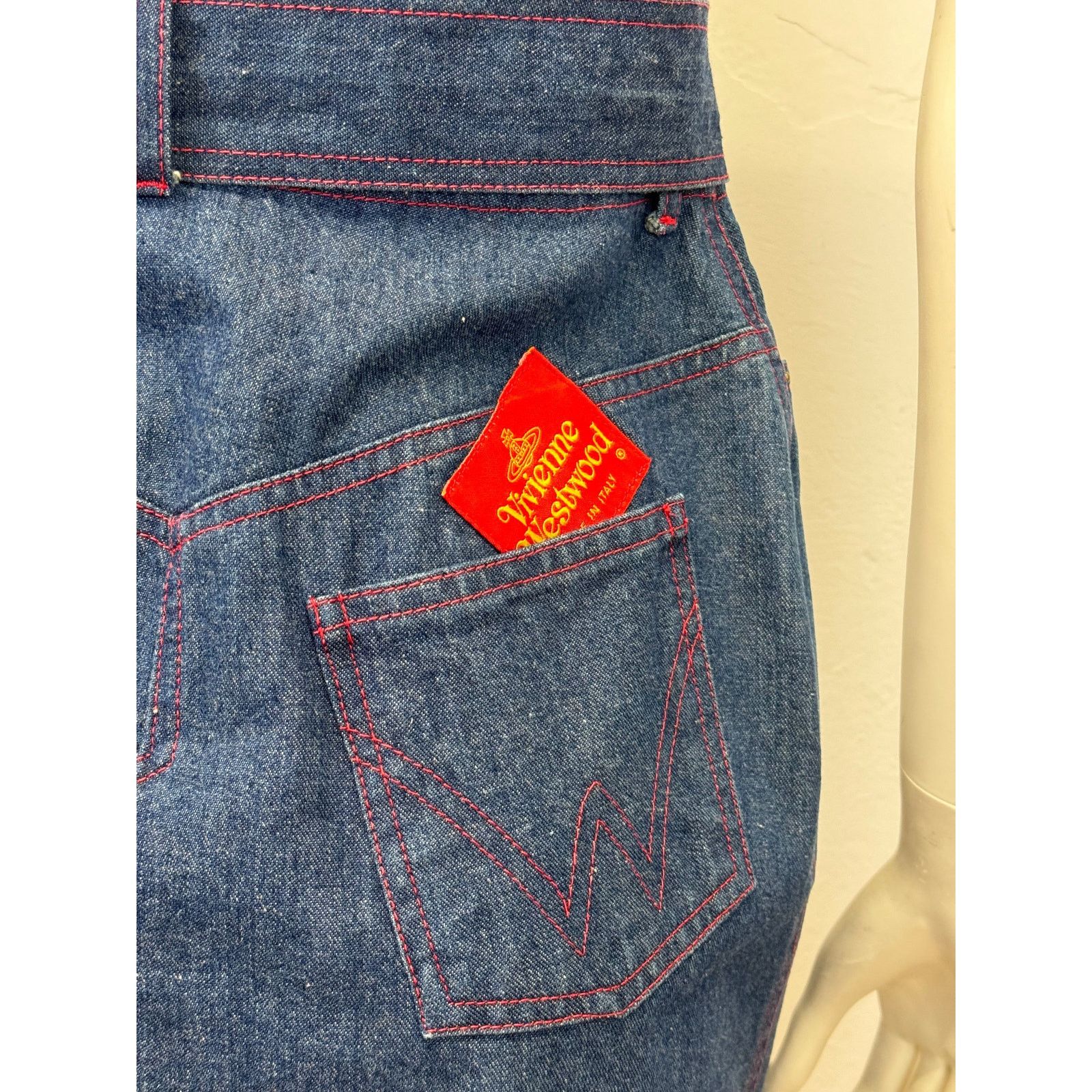 Vivienne Westwood S/S1992 Vivienne Westwood denim dress with corset Size M / US 6-8 / IT 42-44 - 9 Thumbnail