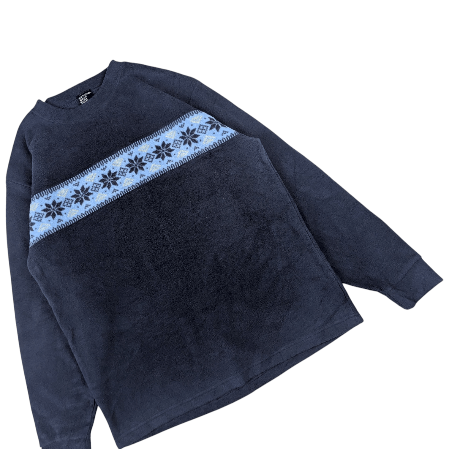 Japanese Brand Vintage 90's SGT PEPPERS Floral Design Fleece Sweatshirts Size US M / EU 48-50 / 2 - 4 Thumbnail