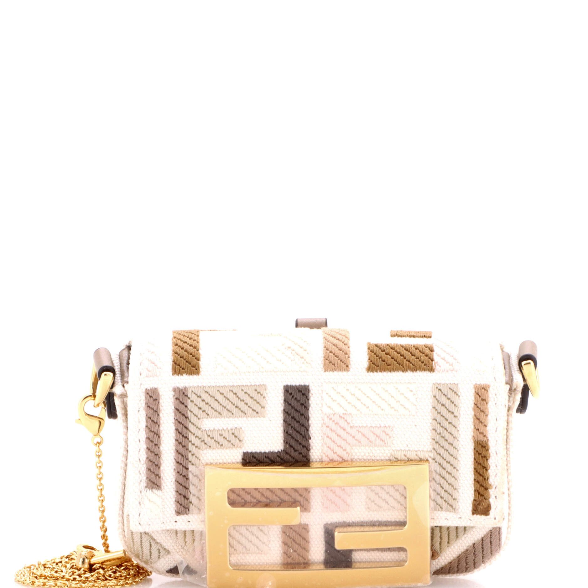 Fendi Chain Baguette Charm Bag Size ONE SIZE - 1 Thumbnail