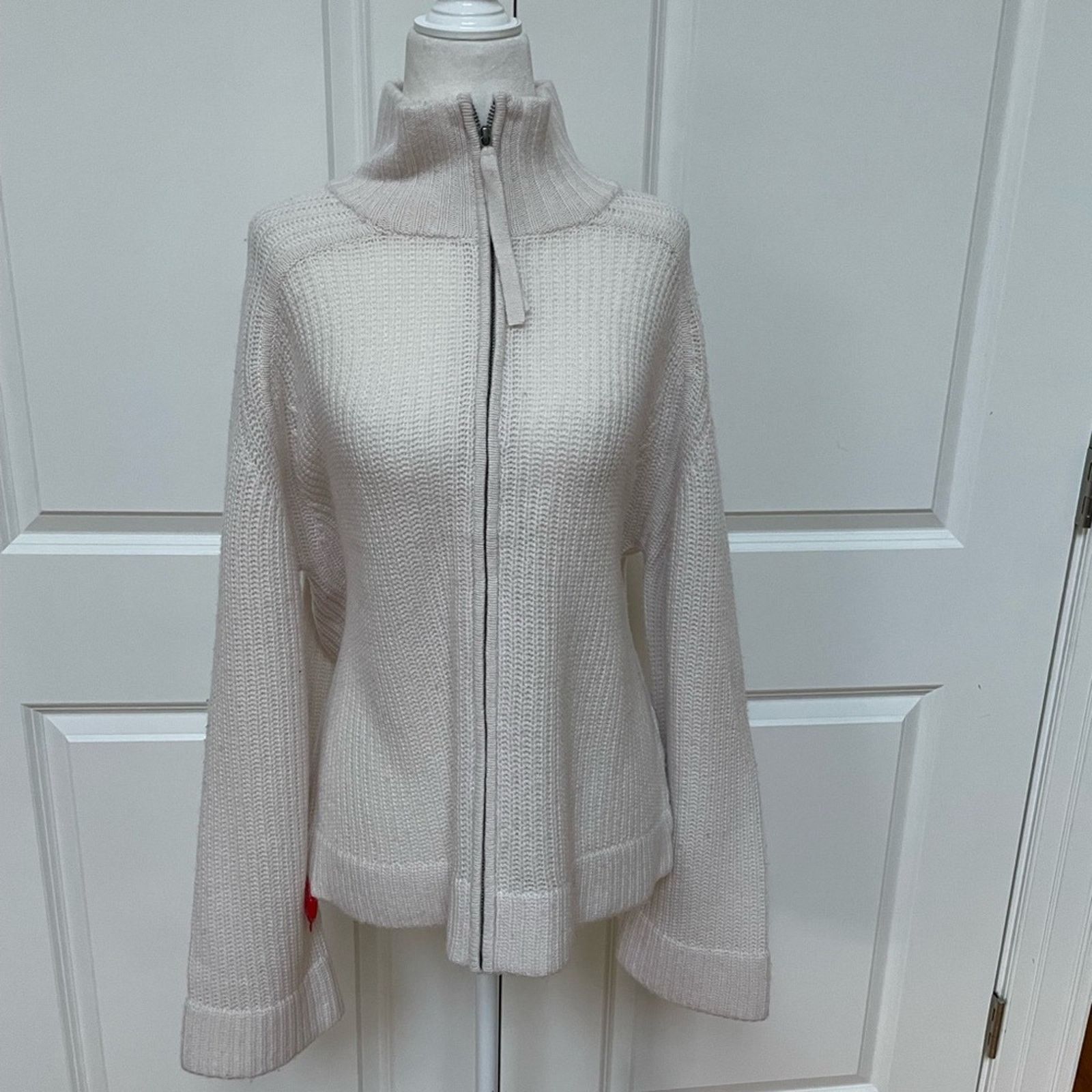 360Cashmere Wool/Cashmere Blended Full Zip Sweater from 360 Cashmere Size M / US 6-8 / IT 42-44 - 2 Thumbnail