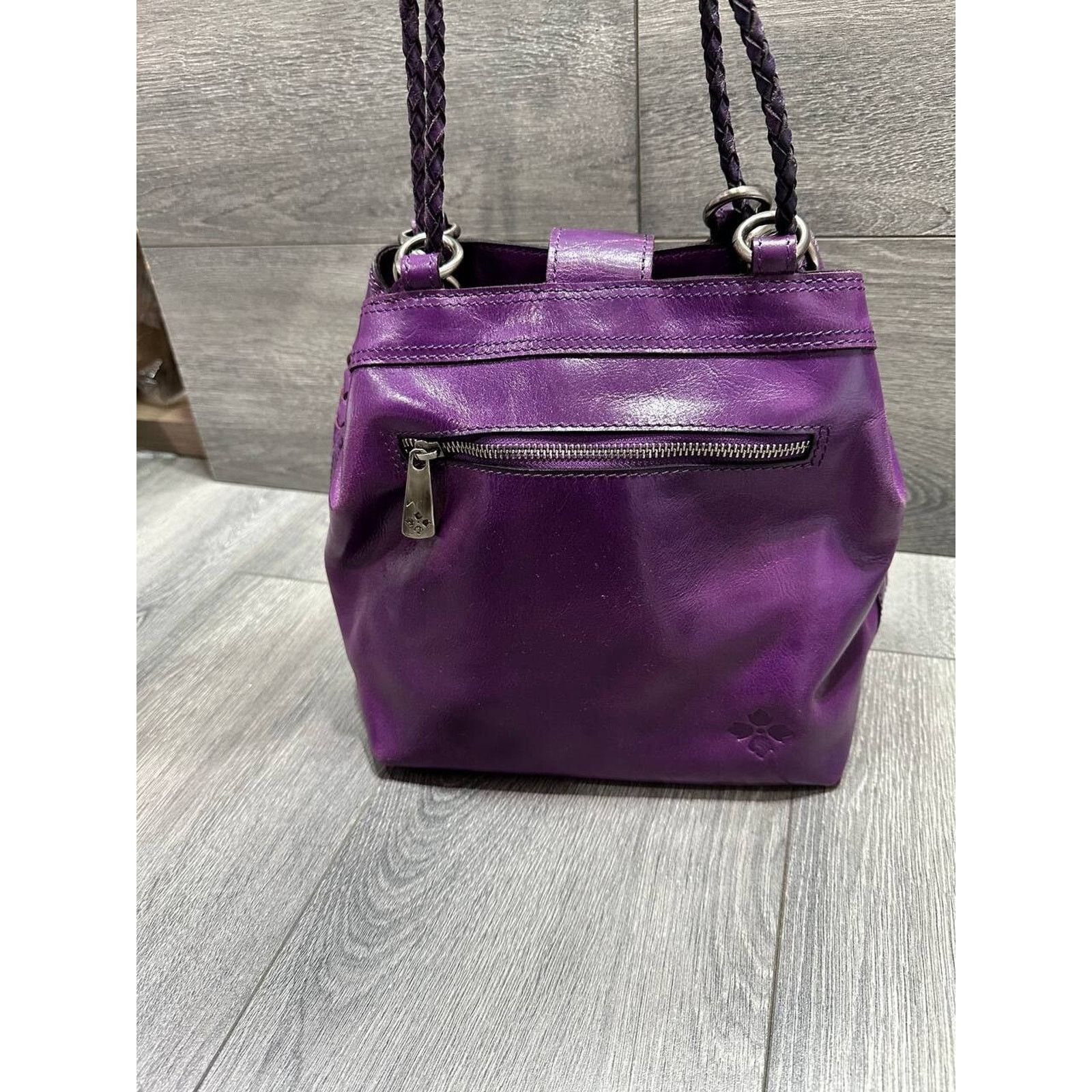 Patricia Nash Patricia Nash Discovery Bucket Bag Plum Jam shoulder B000584 Size ONE SIZE - 6 Thumbnail
