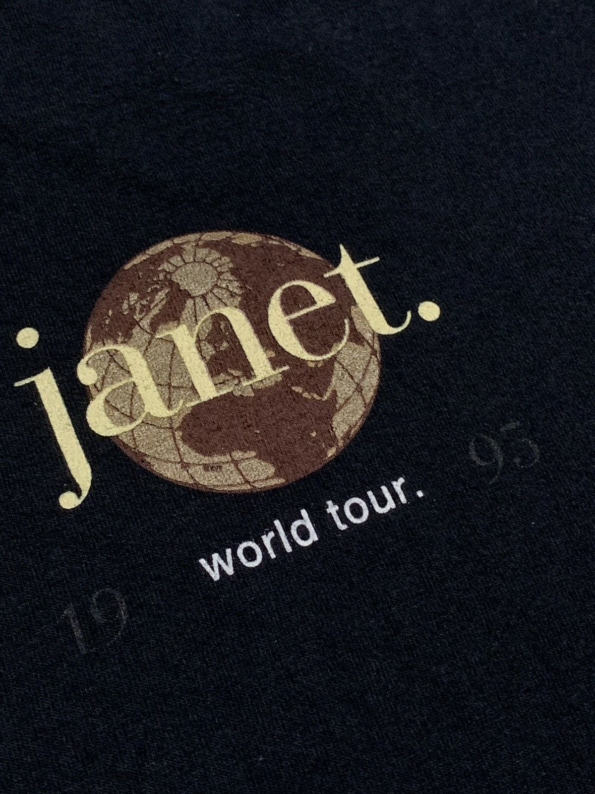 Band Tees 🛒 Janet Jackson World Tour 1995 T-Shirt Size US XL / EU 56 / 4 - 9 Thumbnail