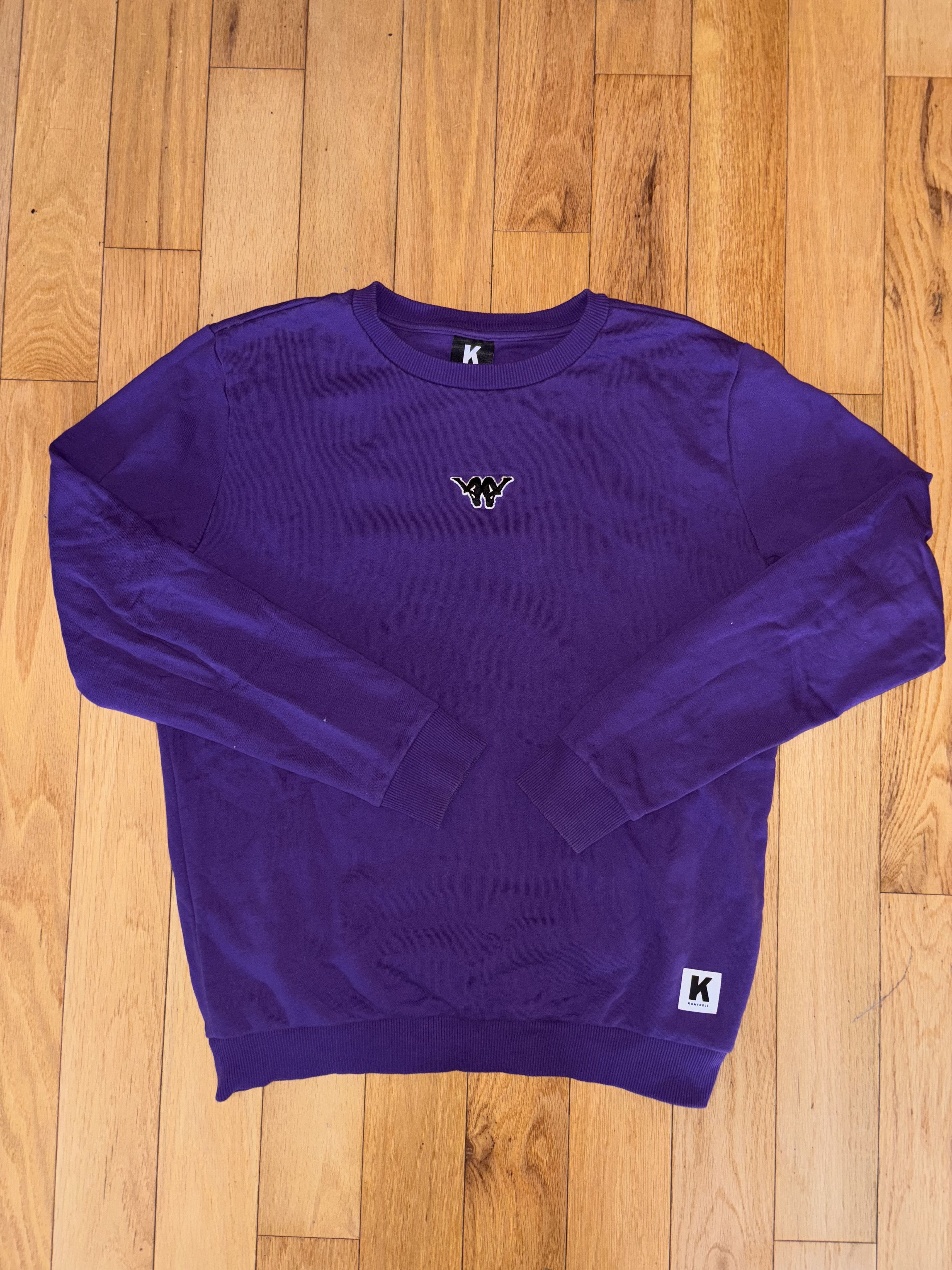 Kappa Kappa X Kontroll Purple Sweatshirt Size US XL / EU 56 / 4 - 1 Thumbnail