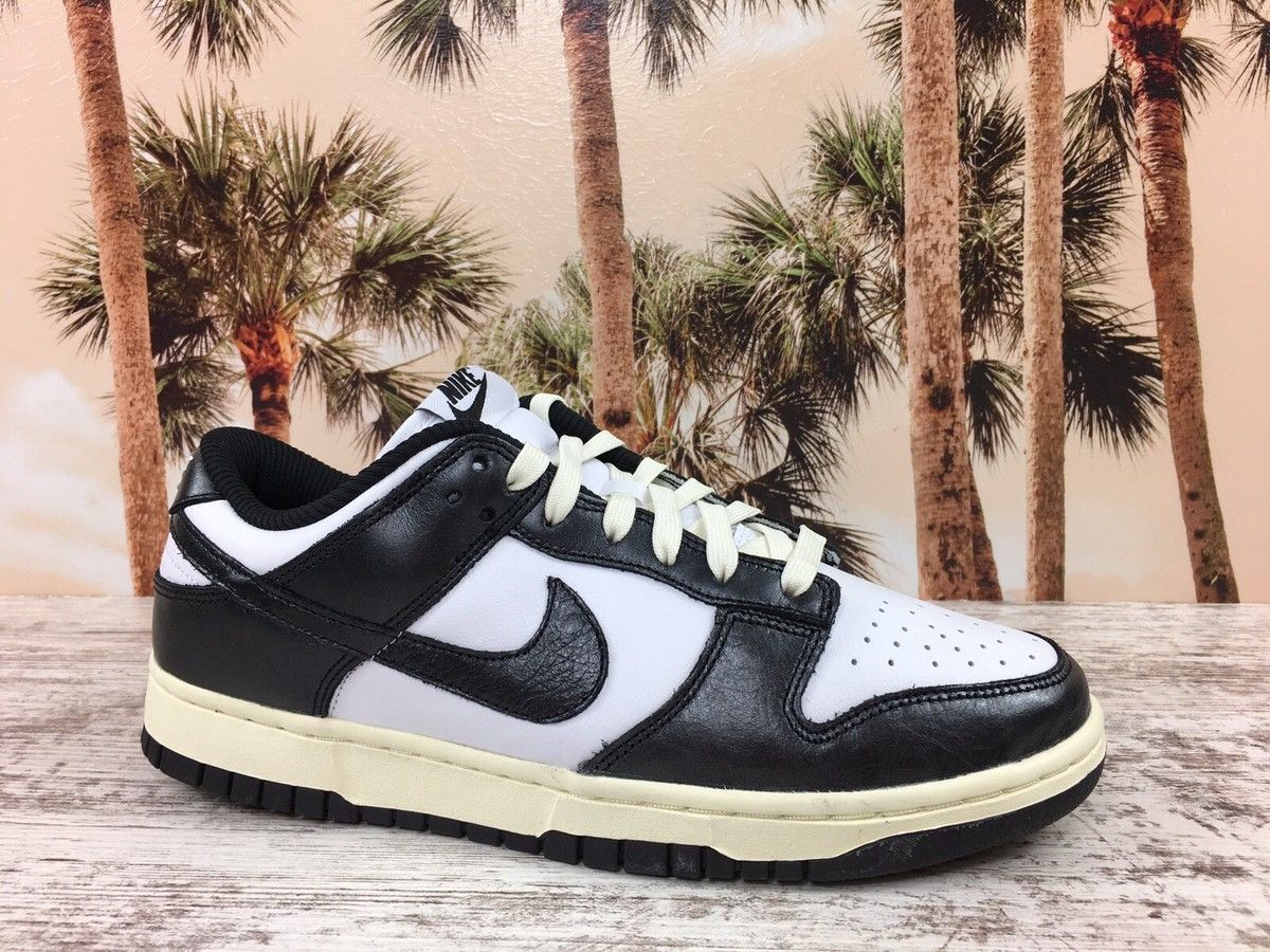 Nike Nike Dunk Low Vintage Panda Retro Black White Women's Size US 10 / EU 43 - 3 Thumbnail