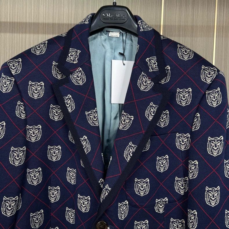 Gucci Gucci Tiger head full-printed suit 2504-Nextarrow Size 46R - 3 Thumbnail