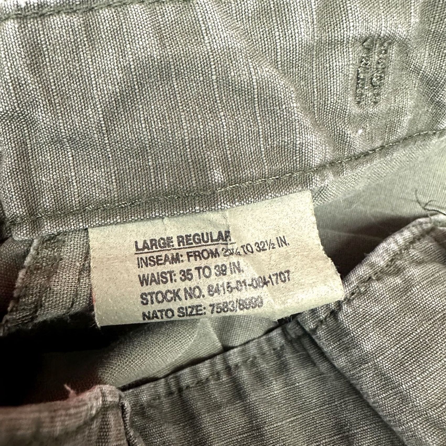 Olive TRU-SPEC Cargo Pants Men’s Large Regular Olive Army Green 2000s Size US 33 - 4 Thumbnail