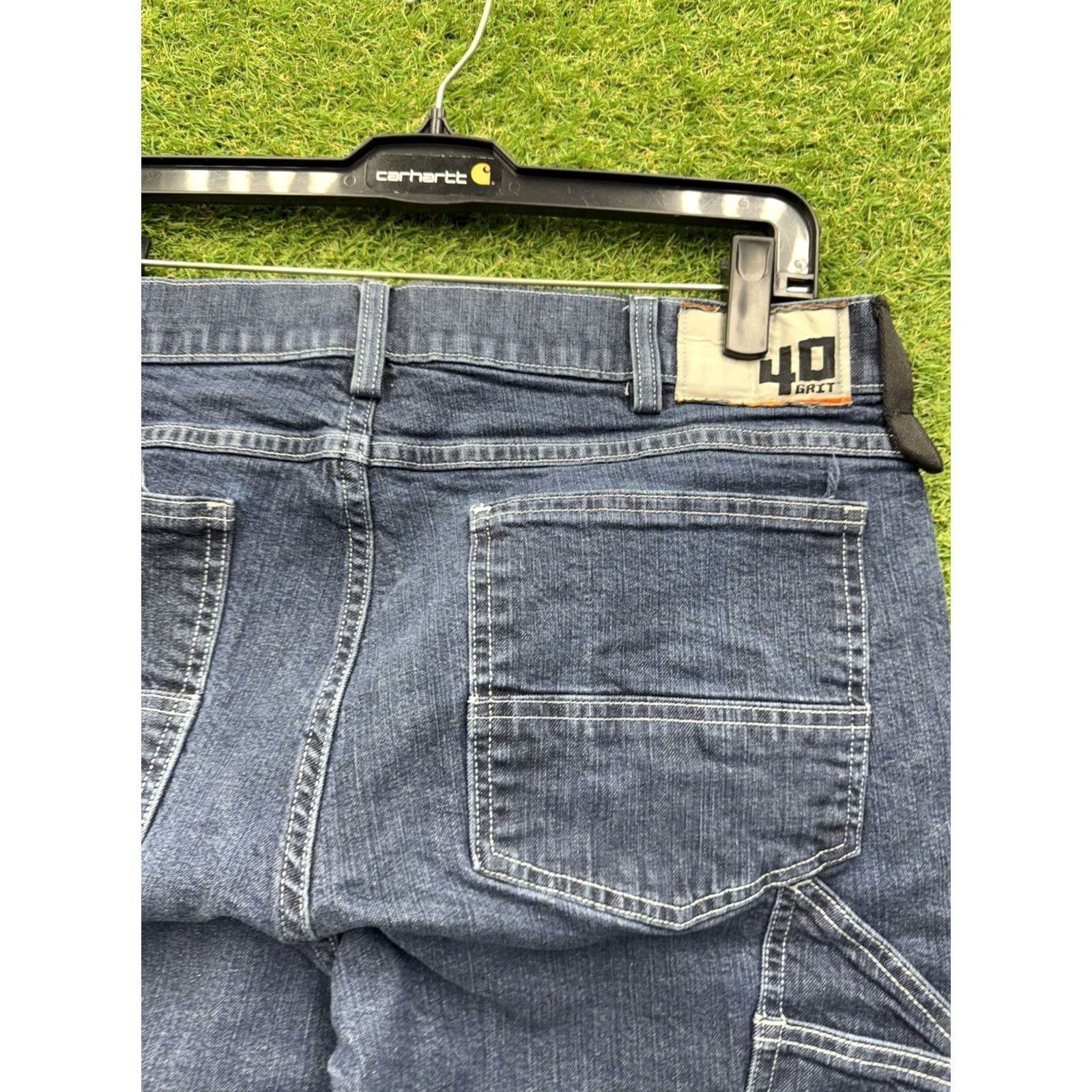 Denime Duluth Jeans Mens 38X30 Standard Fit Dark Wash Denim Workwear Shirt? Size US 38 / EU 54 - 3 Thumbnail