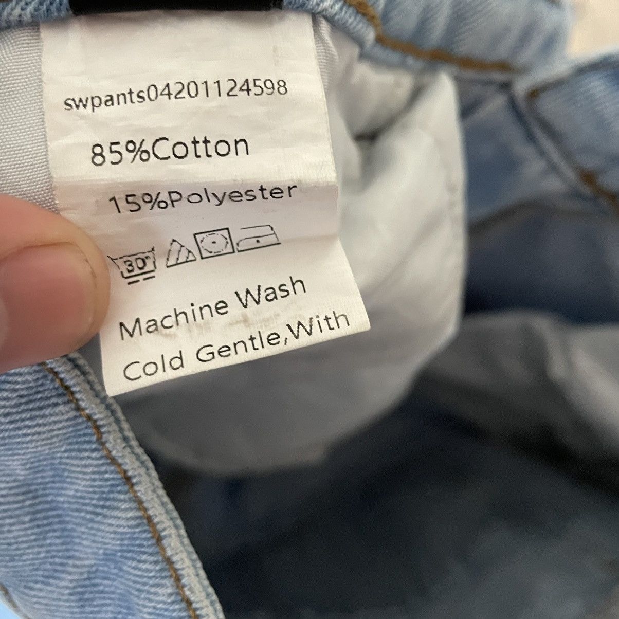 Japanese Brand 🔥🇯🇵Rare Unbrand Hagi Stylish Distress Women Denim Jeans Size 28" / US 6 / IT 42 - 11 Thumbnail