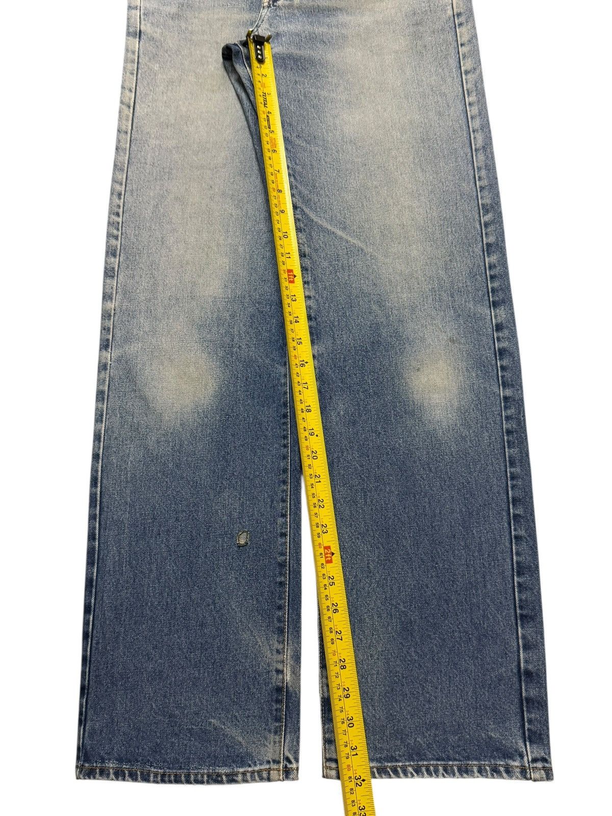 Undercover Vintage Y2K Japanese Brand Blue Faded Wash Straight Loose Size US 29 - 9 Thumbnail