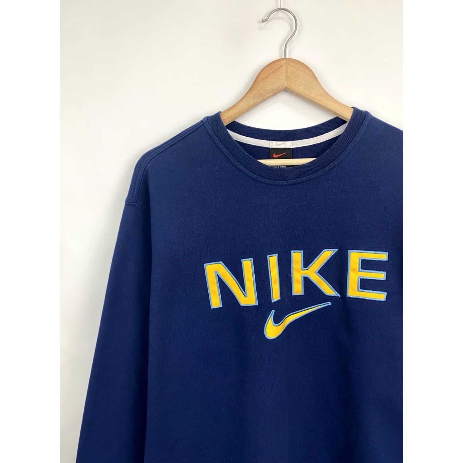 Nike VINTAGE Nike Sweatshirt 90s Blue M Men's Pullover Athletic Y2K Rare Retro Size M US Size US M / EU 48-50 / 2 - 3 Thumbnail