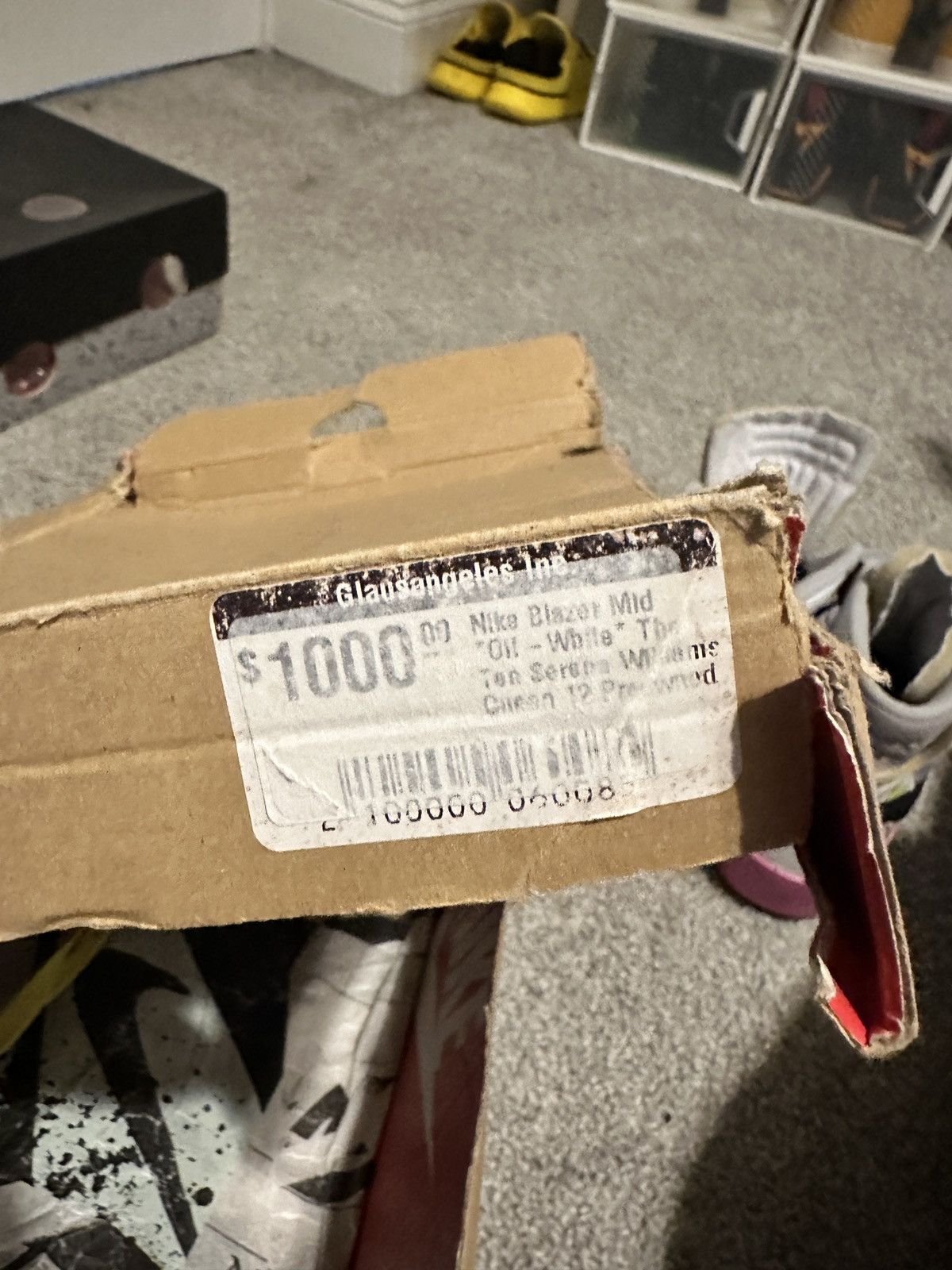 Nike × Off-White Nike Off white Blazer mid serena Williams Size US 12 / EU 45 - 13 Thumbnail