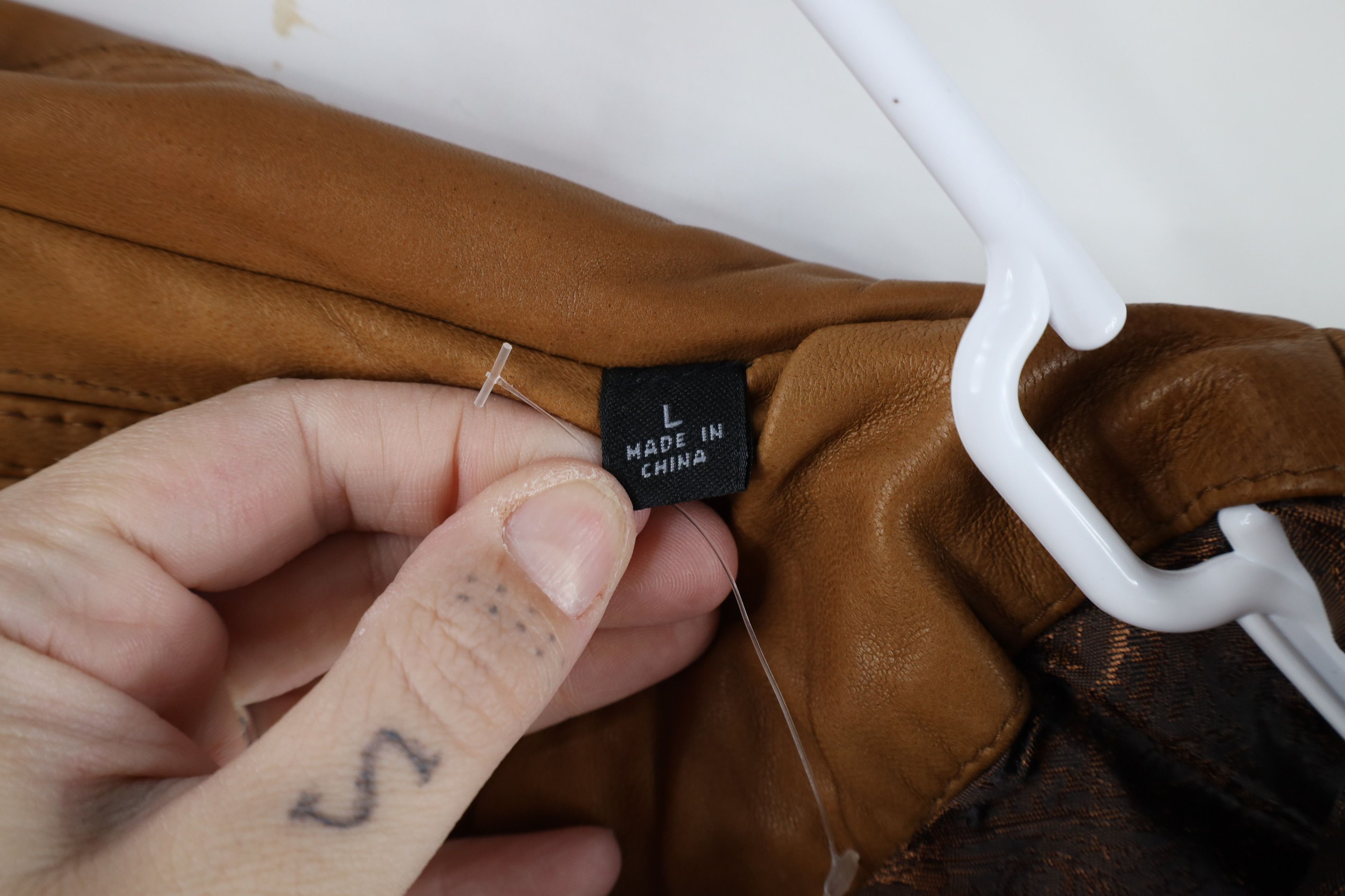 Vintage Deadstock Vintage 90s Streetwear Leather Jacket Brown Size US L / EU 52-54 / 3 - 11 Thumbnail