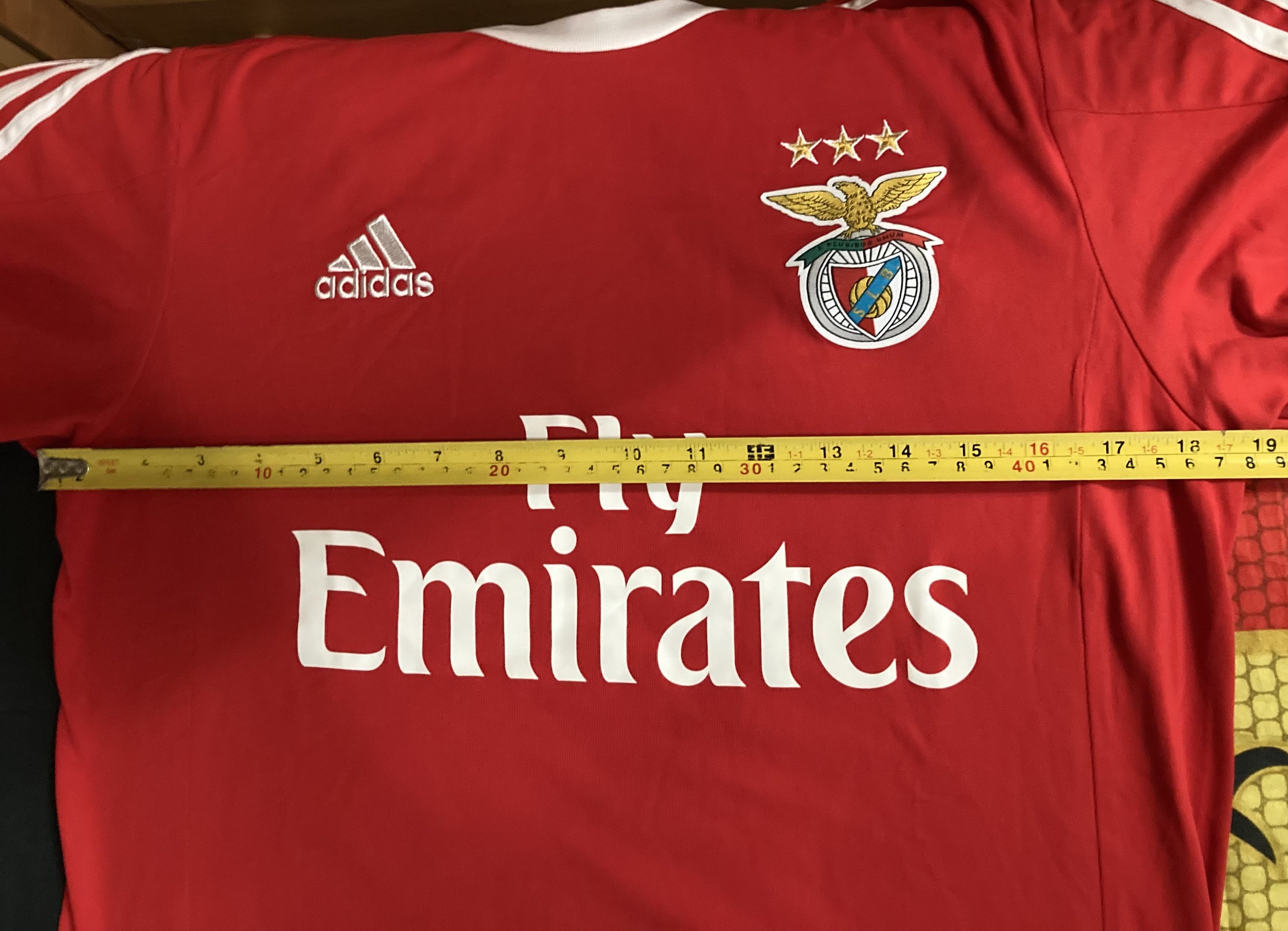 Adidas Adidas Benfica 15/16 Home Jersey - White/Red Size US S / EU 44-46 / 1 - 11 Thumbnail