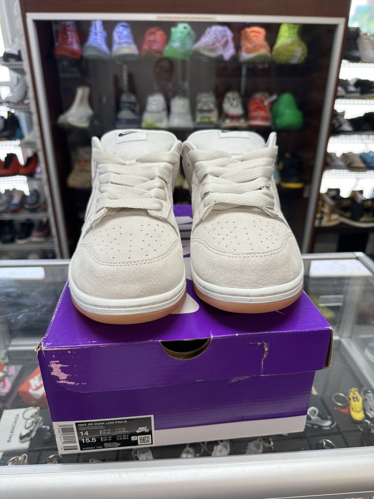 Nike Nike SB Dunk Low Pro B Pale Ivory Size US 14 / EU 47 - 3 Thumbnail