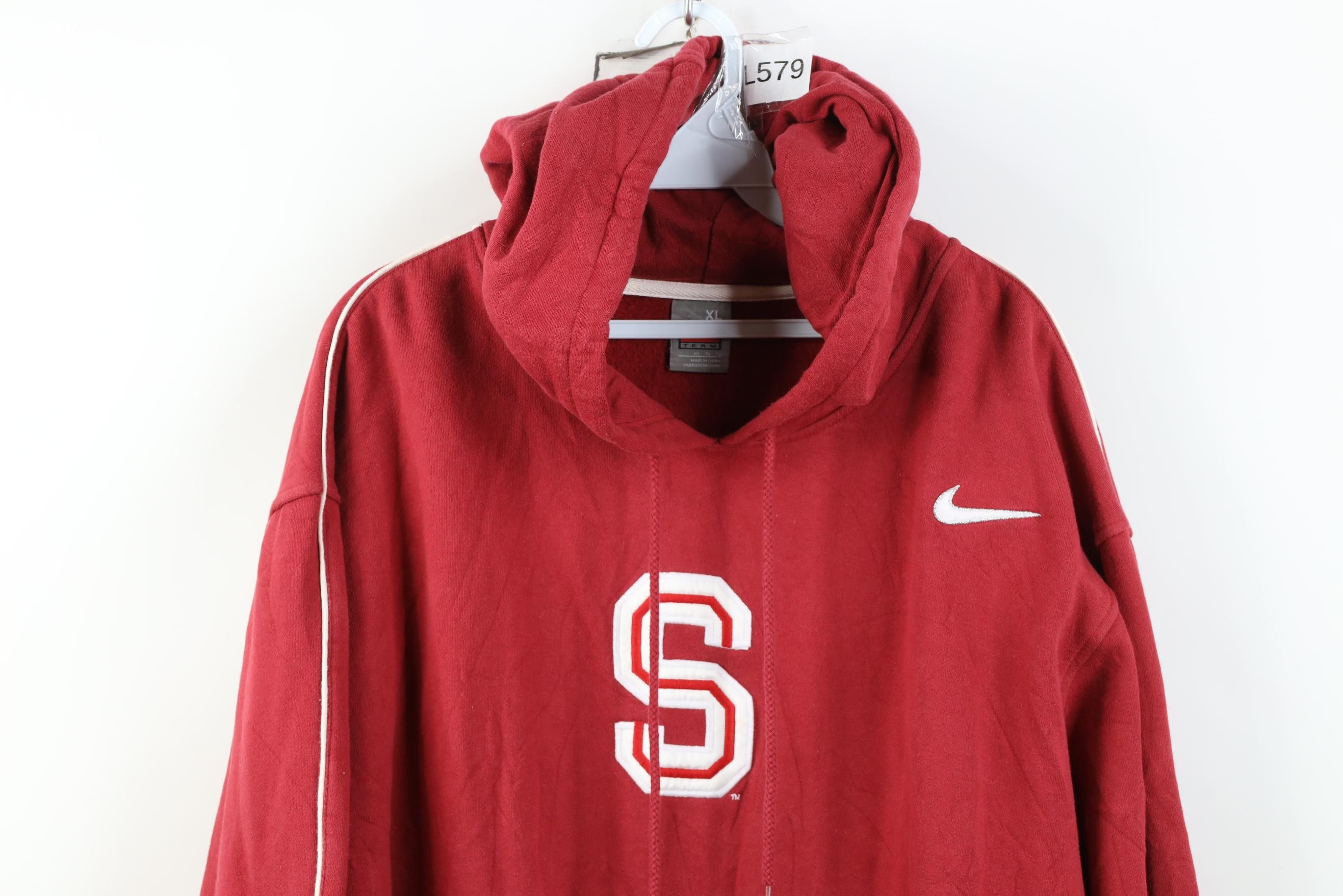Nike Vintage Y2K Nike Elite Swoosh Stanford University Hoodie Size US XL / EU 56 / 4 - 2 Thumbnail
