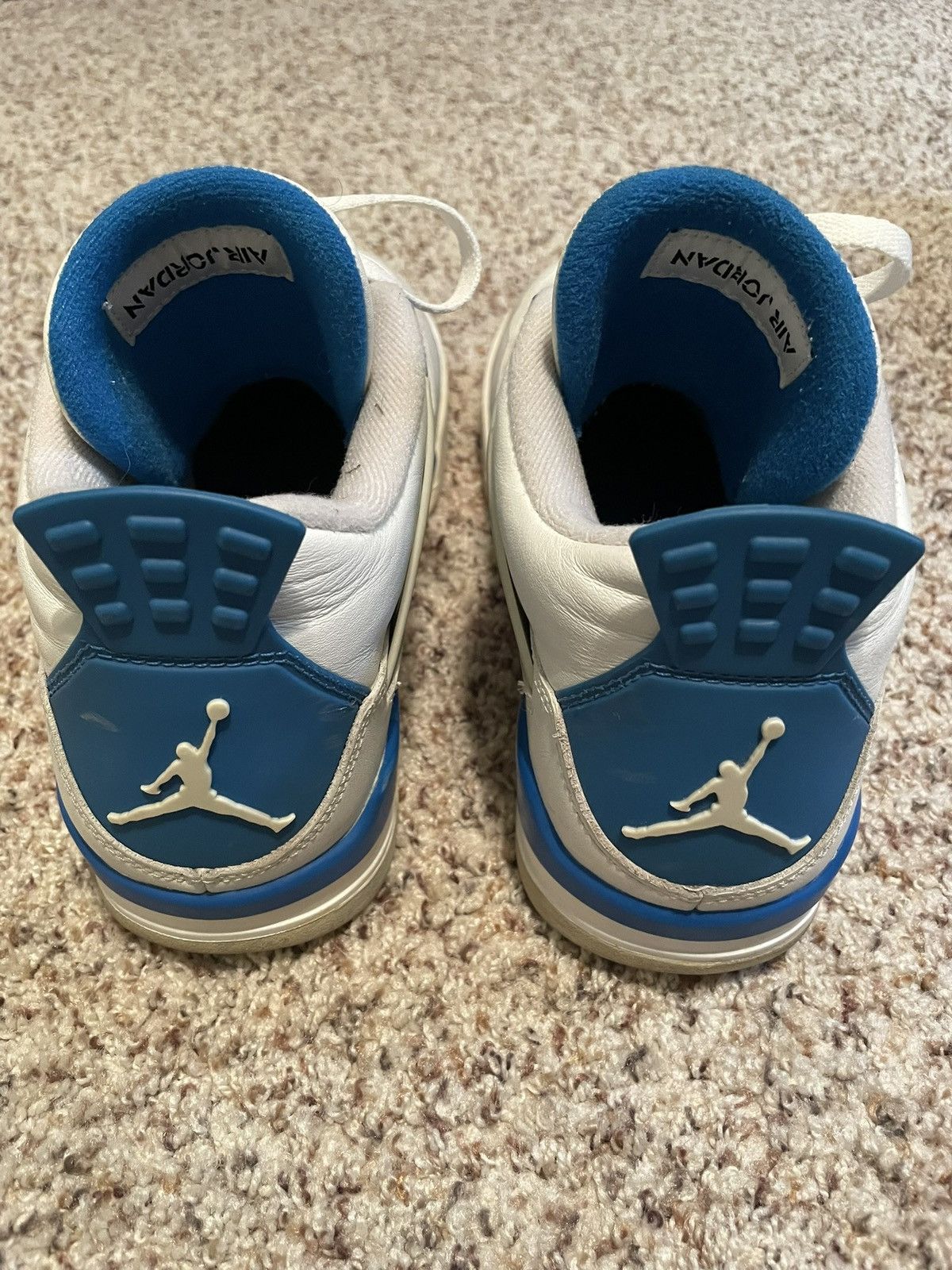 Jordan Brand Air Jordan 4 Retro Military Blue Color Way 2012 Size US 10 / EU 43 - 5 Thumbnail