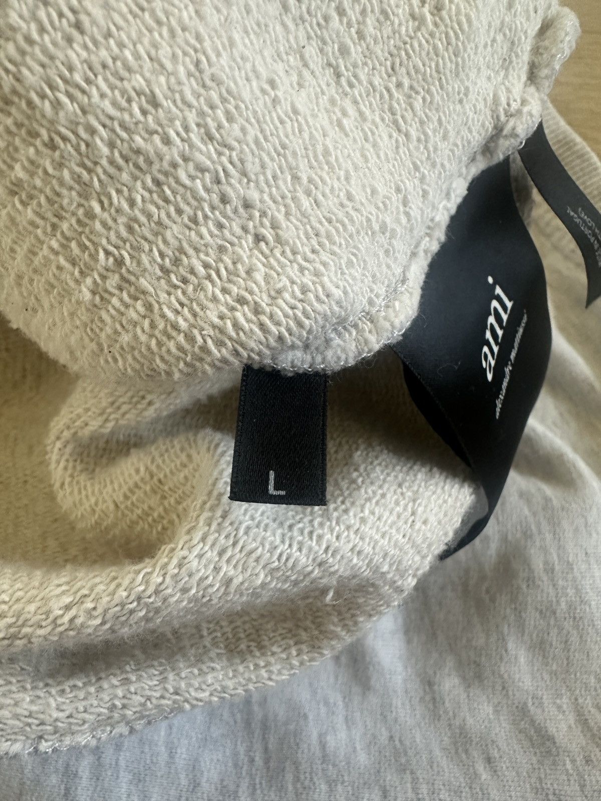 AMI AMI x Smiley Sweatshirt - Marl Grey Size US L / EU 52-54 / 3 - 8 Thumbnail