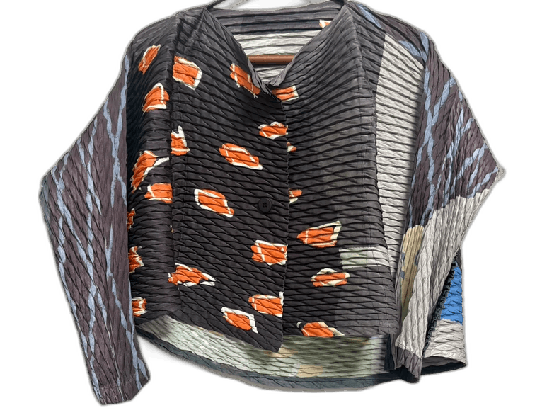 Issey Miyake Issey Miyake Pleated Fish Scale Cardigan - dmc Size M / US 6-8 / IT 42-44 - 1 Thumbnail