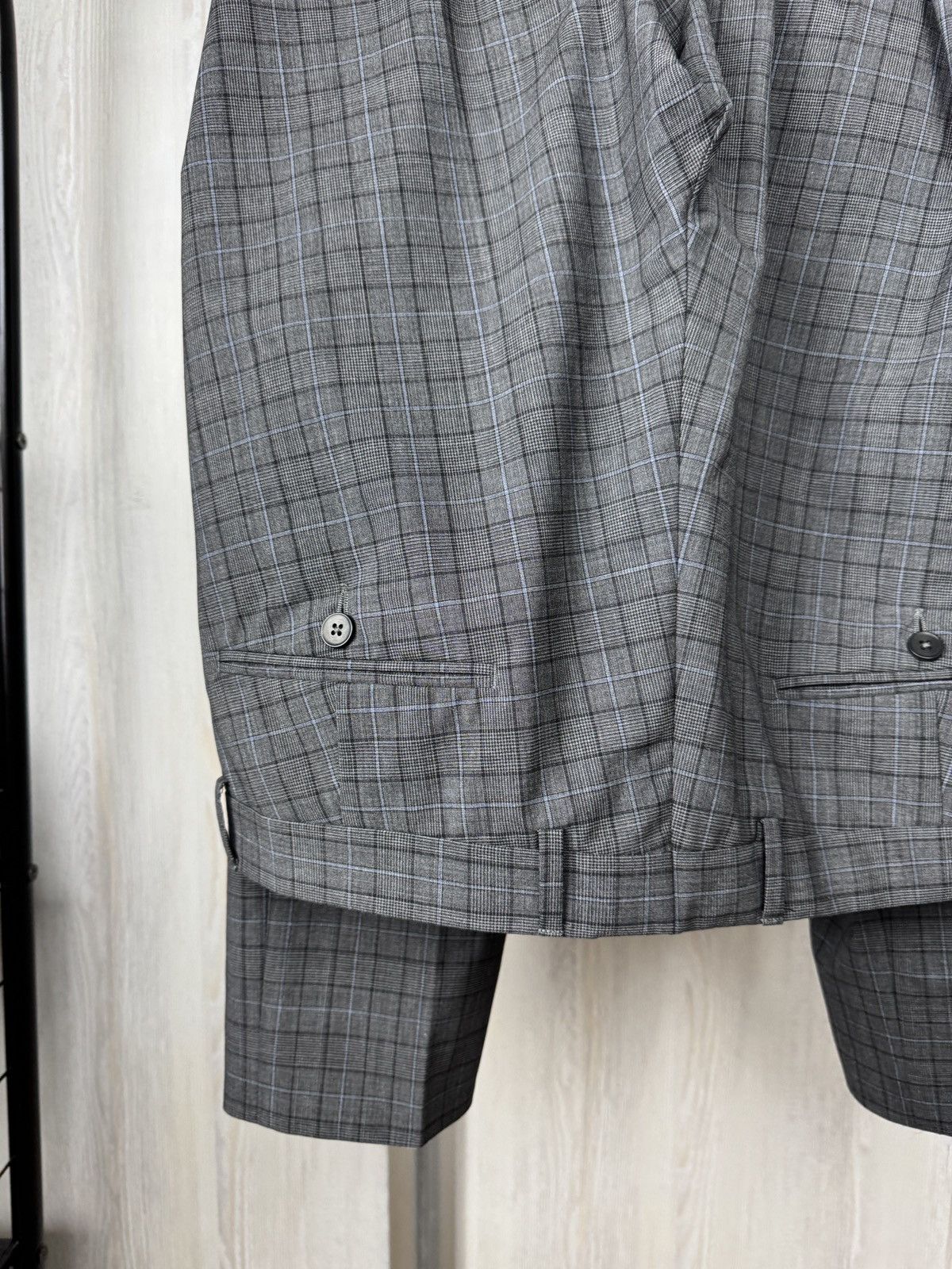 Z Zegna Z Zegna Ermenegildo Zegna wool checkered grey unlined suit Size 42L - 23 Thumbnail